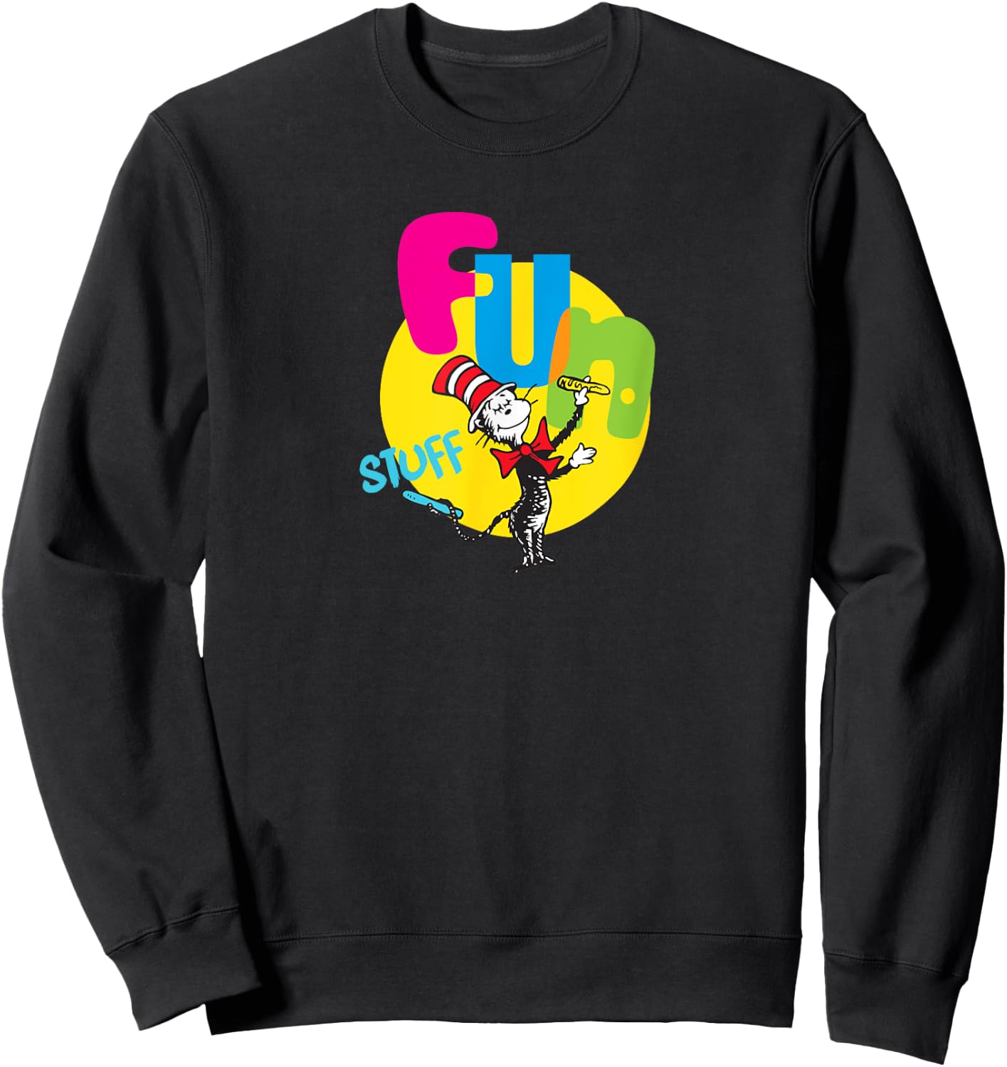 Dr. Seuss Fun Stuff Sweatshirt - Sweatshirt | Black