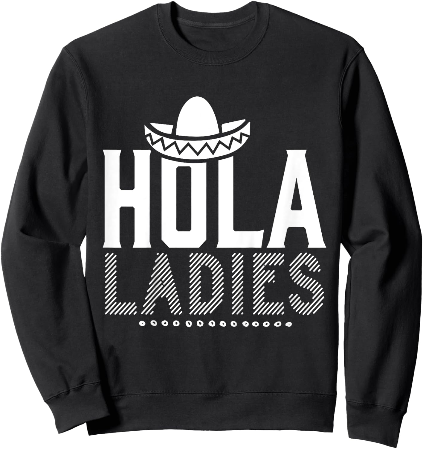 Kids Hola Ladies Toddler Sweatshirt - Sweatshirt | Black