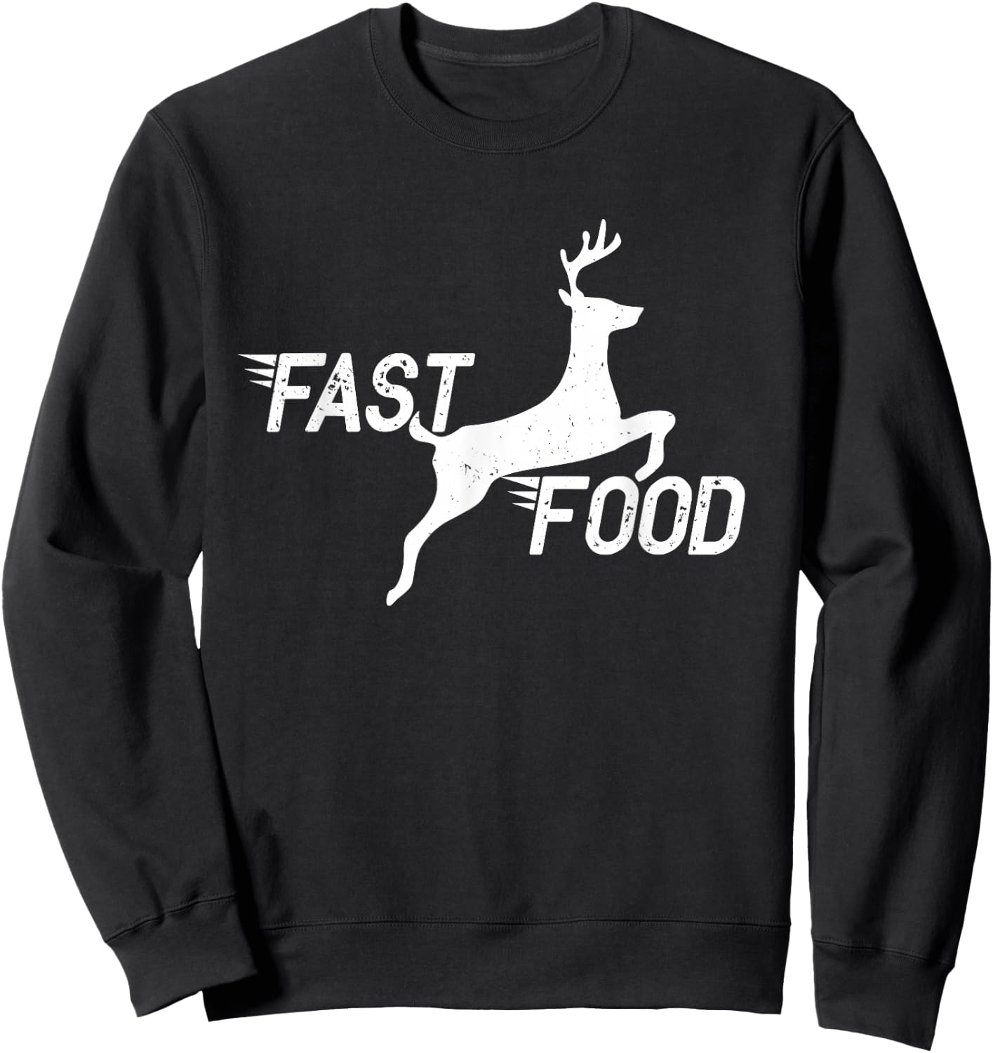 Deer Hunting Shirts & Funny Hunter Gifts Men's Black Classic Fit Short Sleeve Small Sweatshirt - Sweatshirt | Black