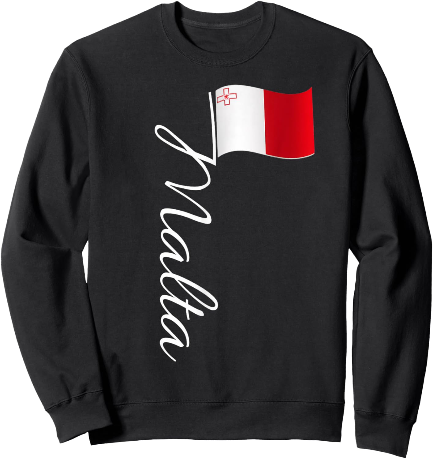 Malta Flag Maltese Roots Maltese Flag Malta Sweatshirt - Sweatshirt | Black