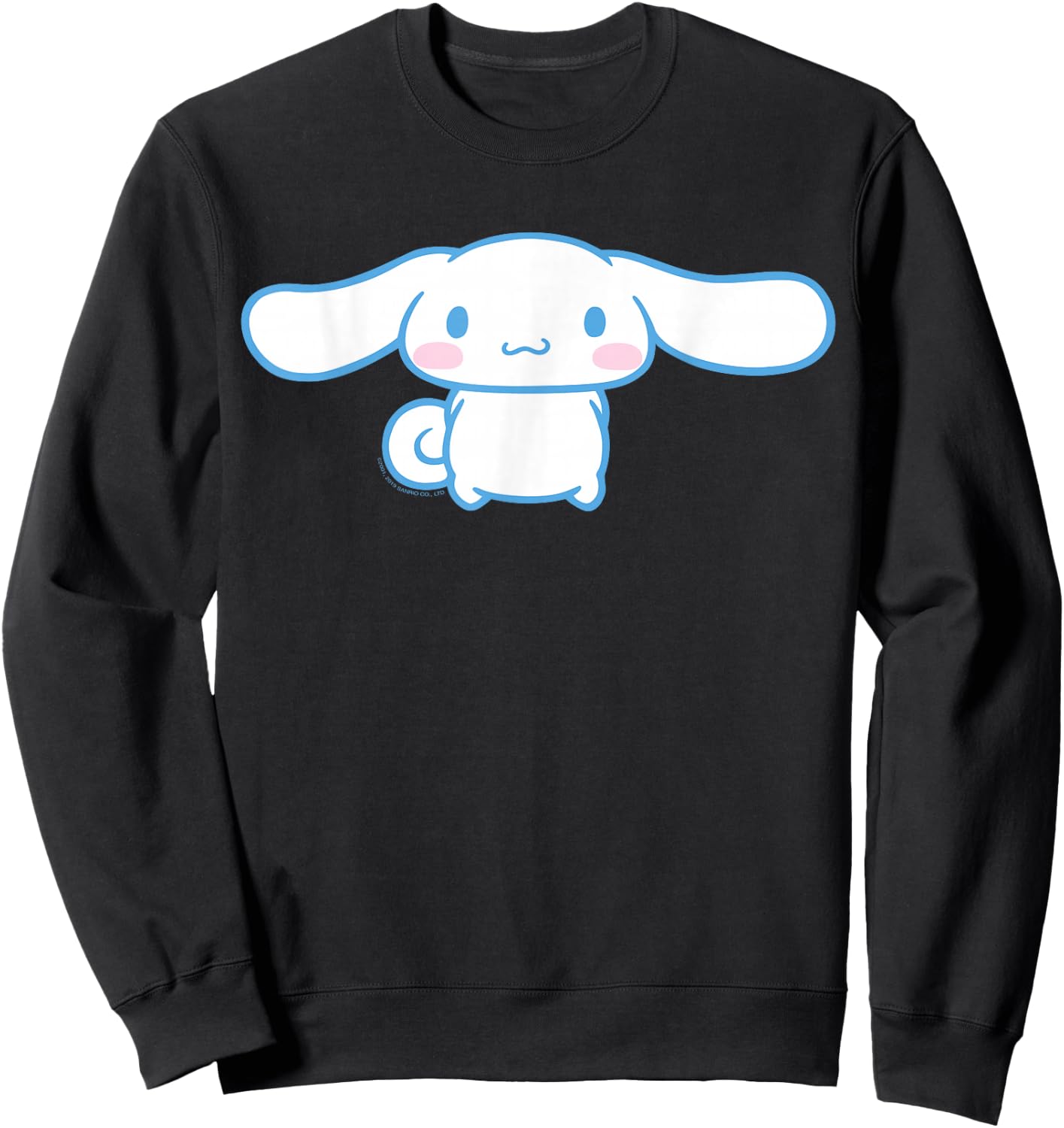 Cinnamoroll Front and Back Shirt Sweatshirt - Sweatshirt | Black