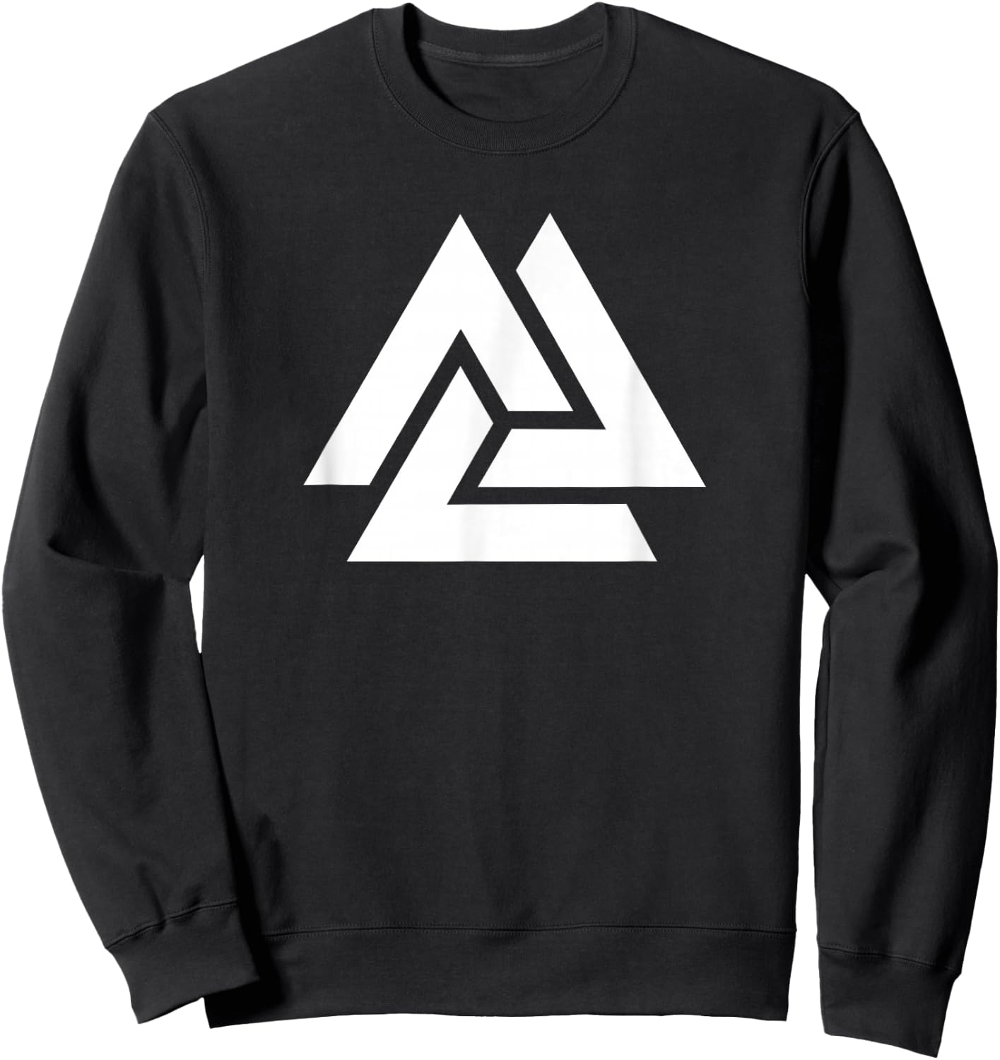 Valknut, Odin, Viking Symbol, Pagan Nordic Germanic Sweatshirt - Sweatshirt | Black