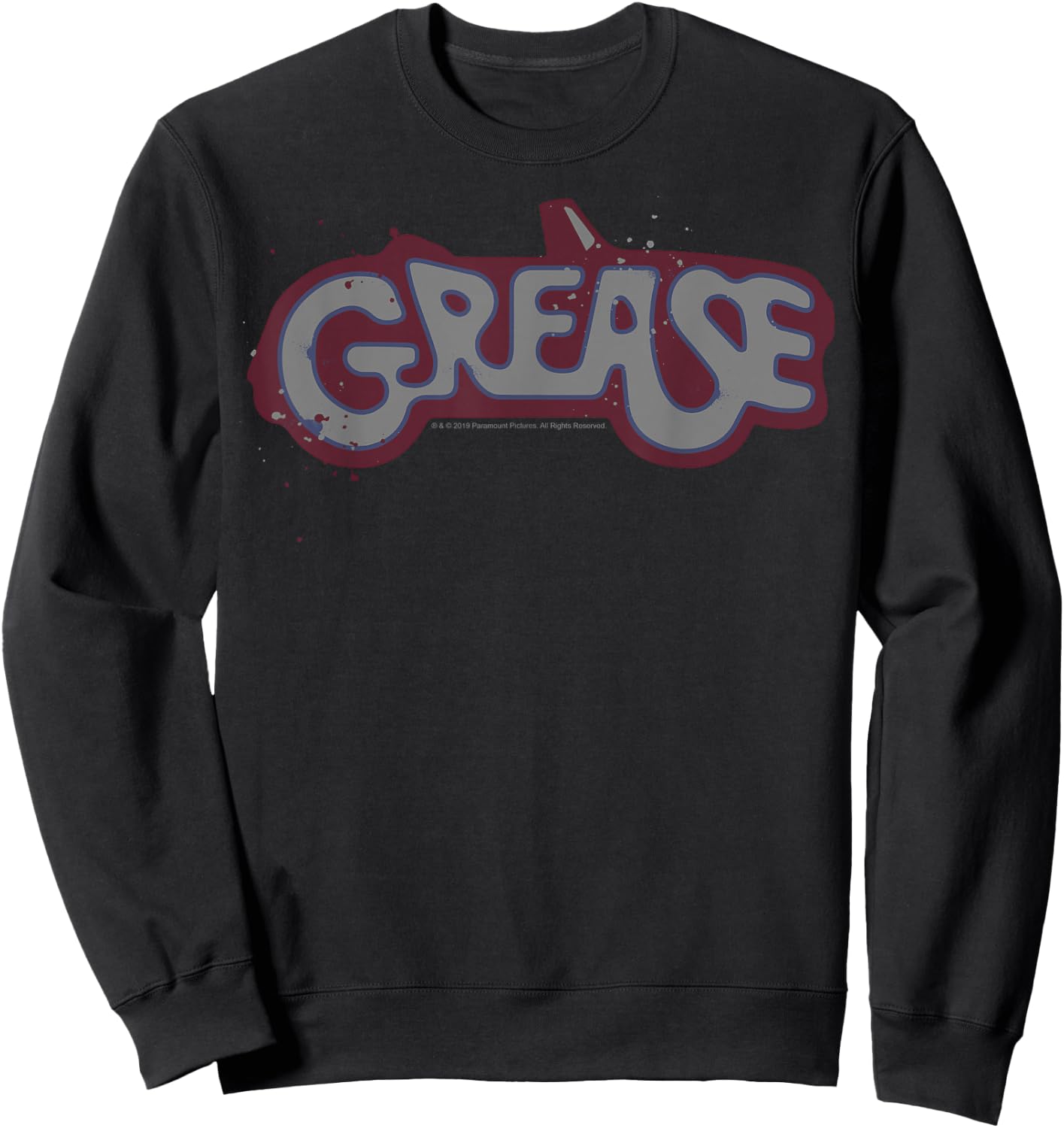 Grease Classic Title Logo Sweatshirt - Sweatshirt | Black