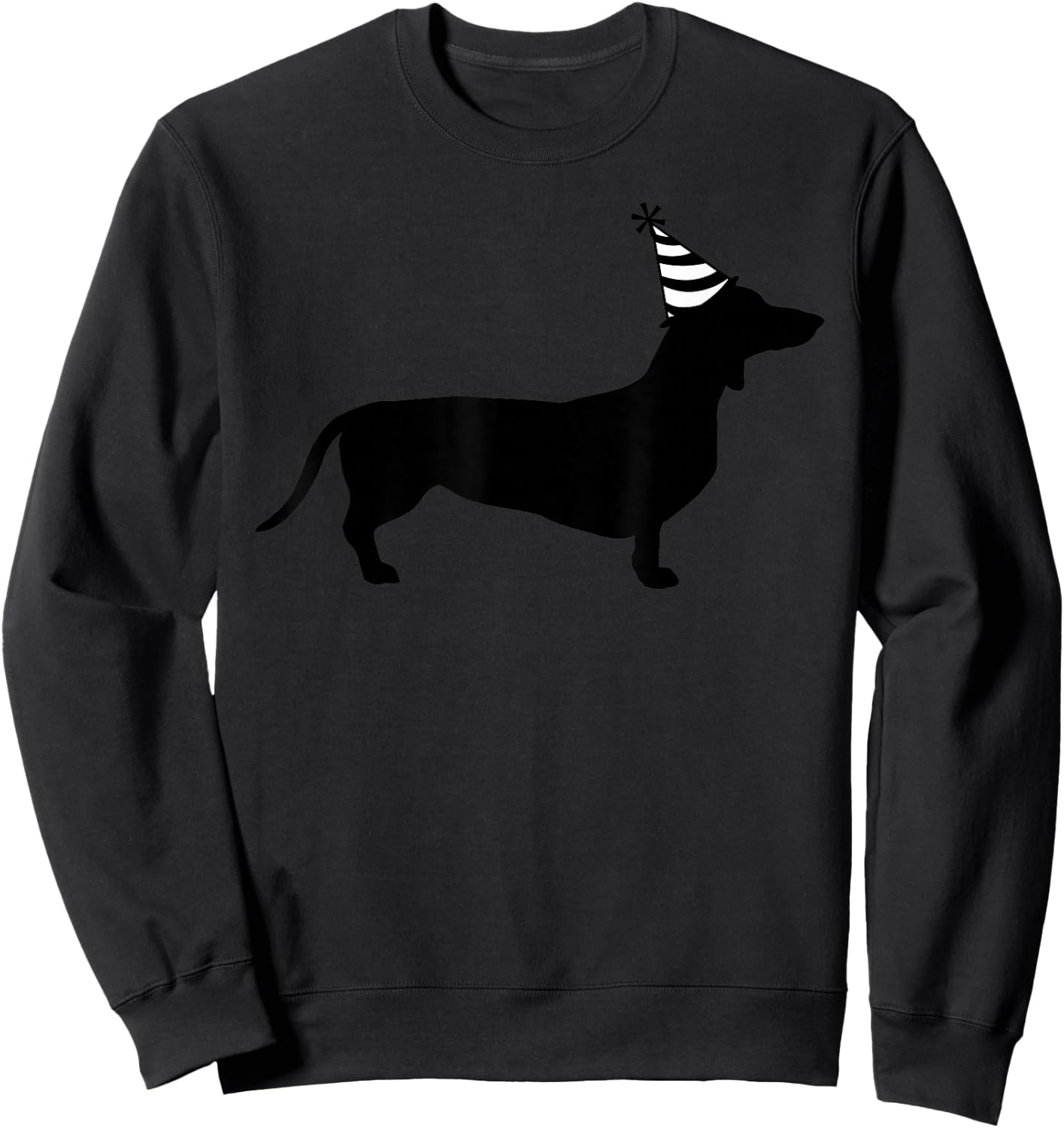 Dachshund Wiener Dog Party Sweatshirt - Sweatshirt | Black