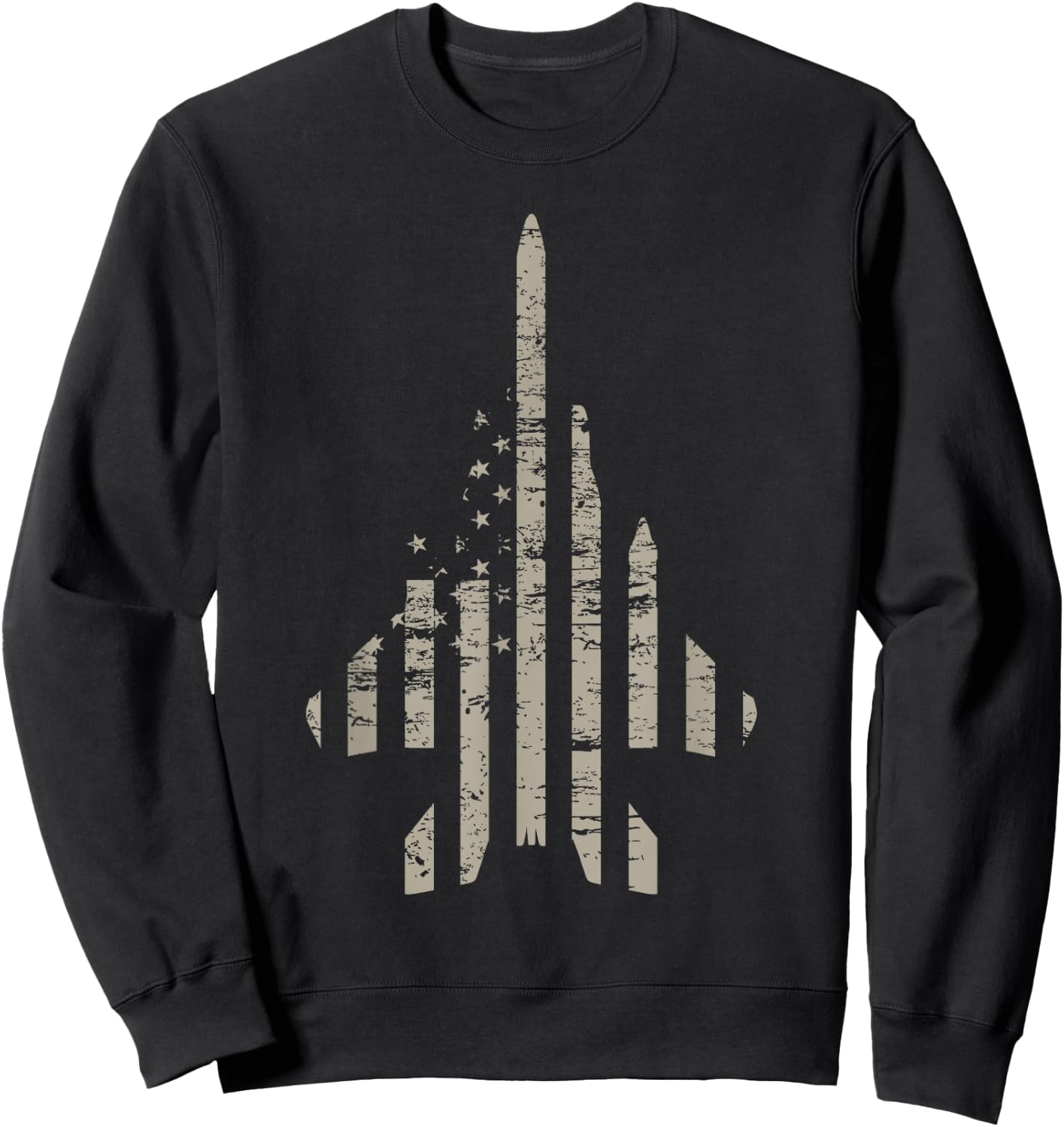 F-15 Eagle Plane , Funny Air Force Quotes Gift Sweatshirt - Sweatshirt | Black