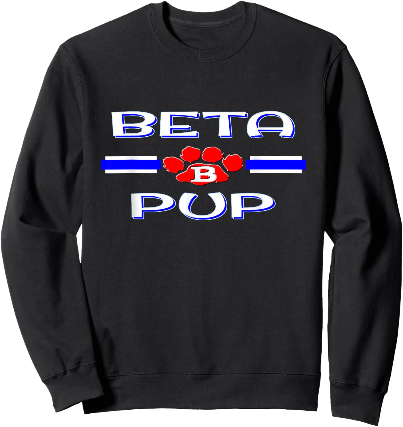 Gay Beta Pup Play Shirt | BDSM Gear Puppy Fetish Kink Sweatshirt - Sweatshirt | Black