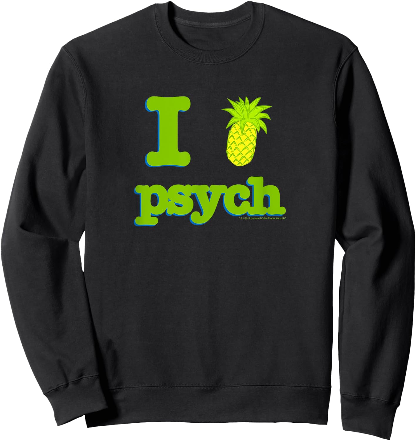 Psych I Love Psych Sweatshirt - Sweatshirt | Black
