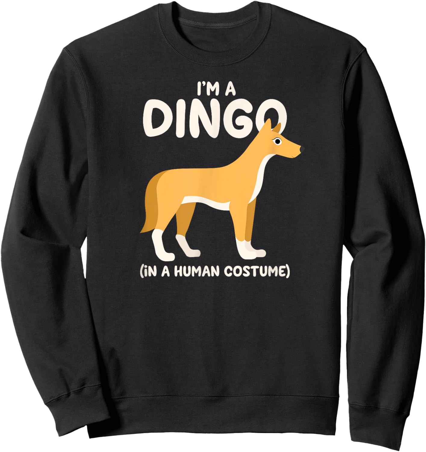 Dingo Costume Funny Dingoes Sweatshirt - Sweatshirt | Black