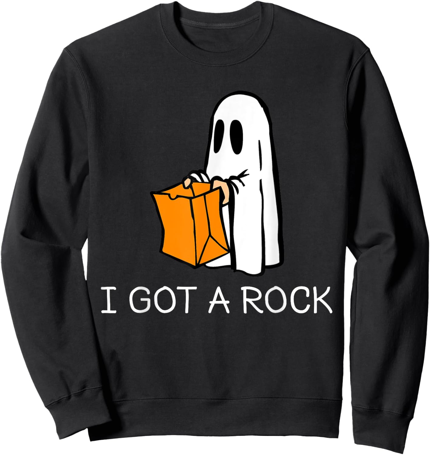 I Got A Rock Trick or Treat Sweatshirt - Sweatshirt | Black
