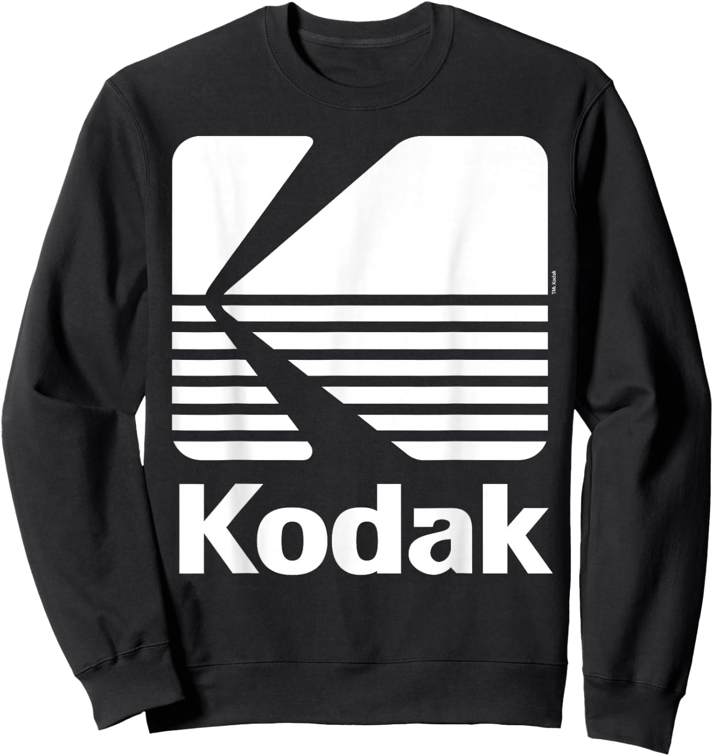 80's Vintage Kodak Logo - White Sweatshirt - Sweatshirt | Black