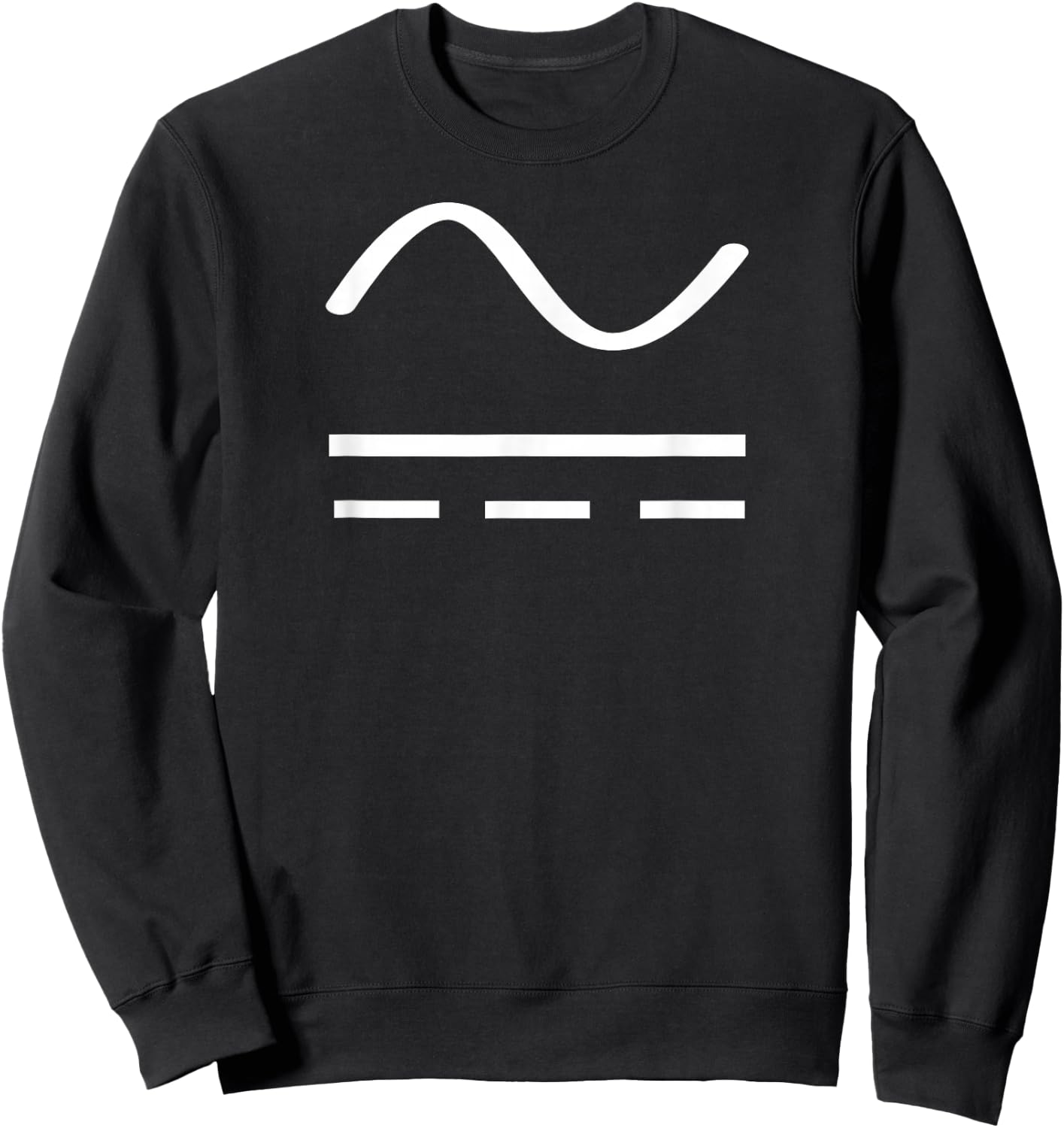 Funny Electrician Design Electrical AC or DC Current Sweatshirt - Sweatshirt | Black