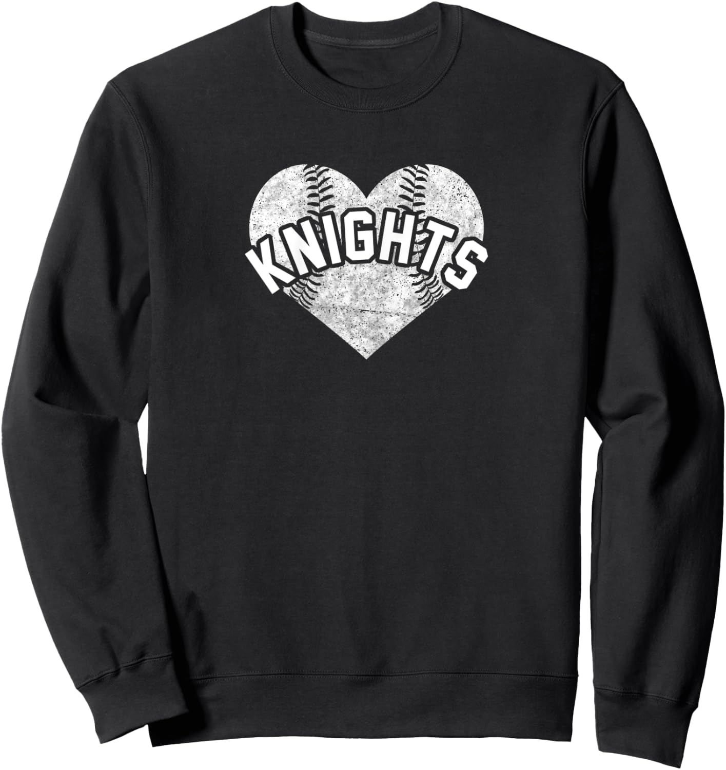 Knights Baseball Softball Shirt High School Team Mascot Mom Sweatshirt - Sweatshirt | Black