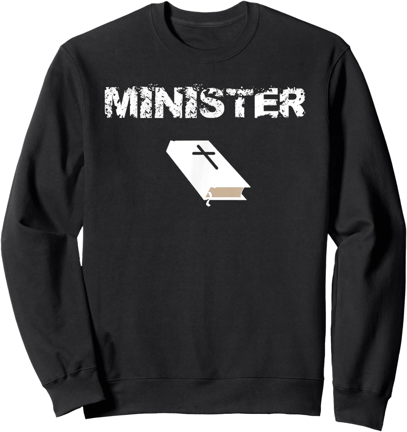 Ordained Minister T Shirt Clergy Pastoral T Shirt Gift Sweatshirt - Sweatshirt | Black