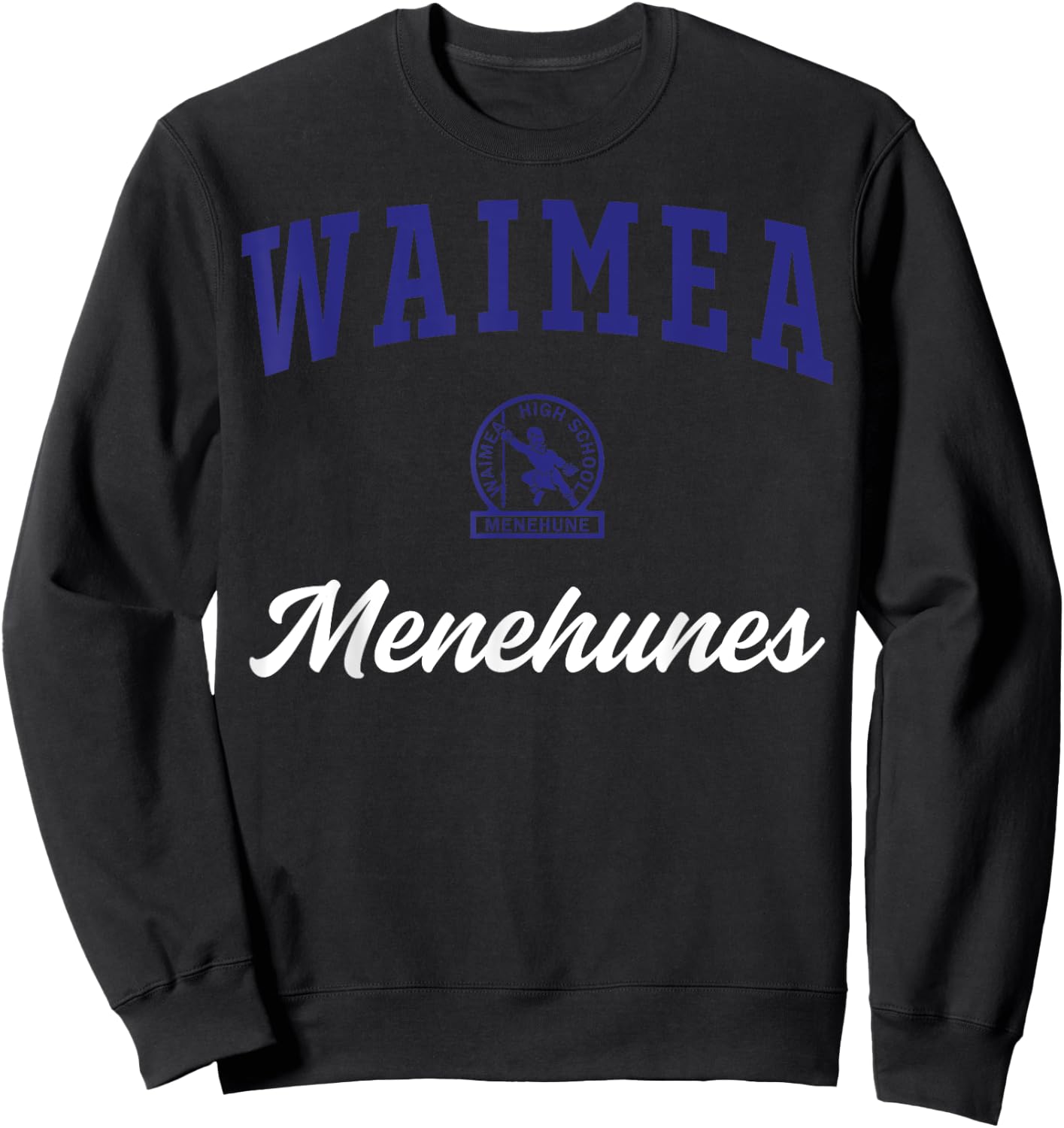 Waimea High School Menehunes Sweatshirt - Sweatshirt | Black