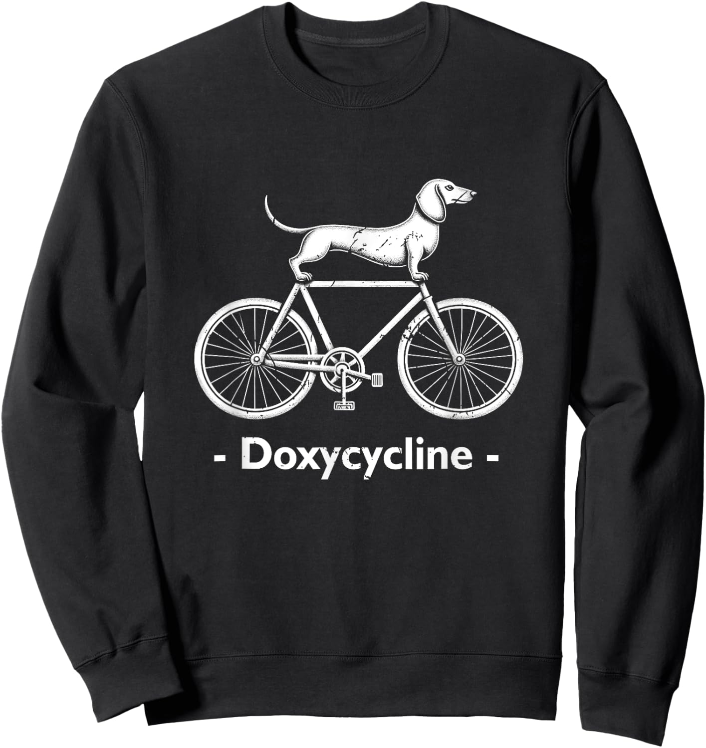 Doxycycline Pharmacy Pun Funny Veterinary Pharmacists Animal Sweatshirt - Sweatshirt | Black