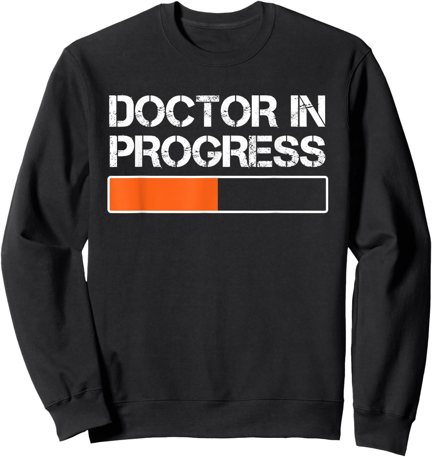 Doctor In Progress Funny Med School Student Sweatshirt - Sweatshirt | Black