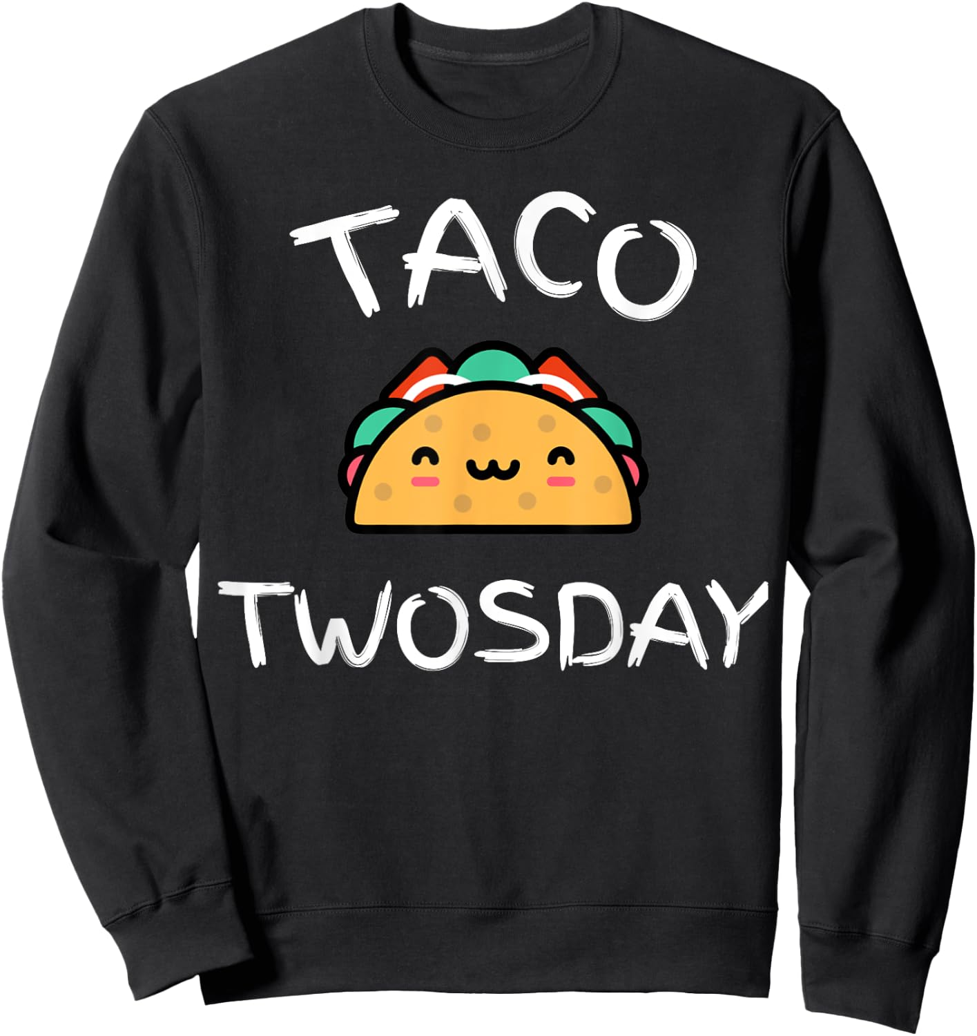 Taco Twosday Birthday Party Dos Toddler Cinco De Mayo Sweatshirt - Sweatshirt | Black