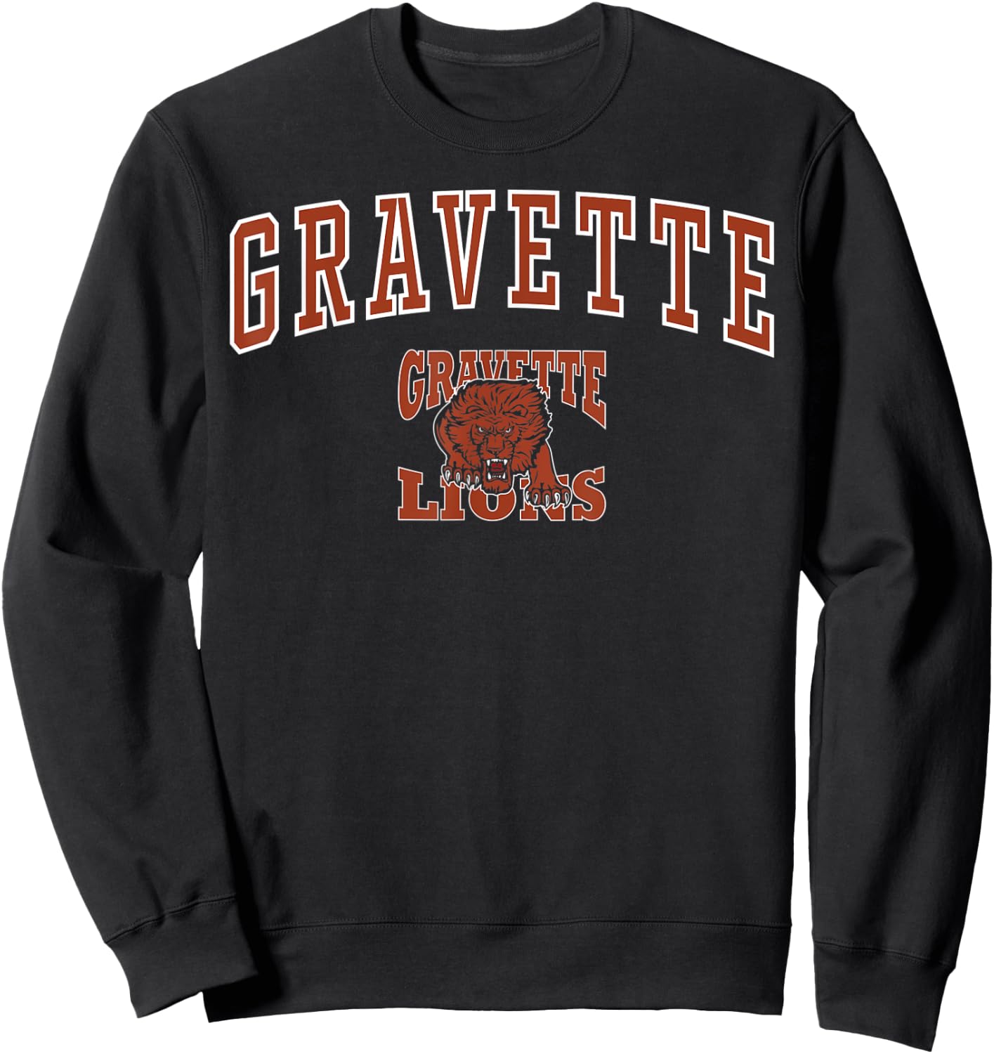 Gravette High School Lions C1 Sweatshirt - Sweatshirt | Black