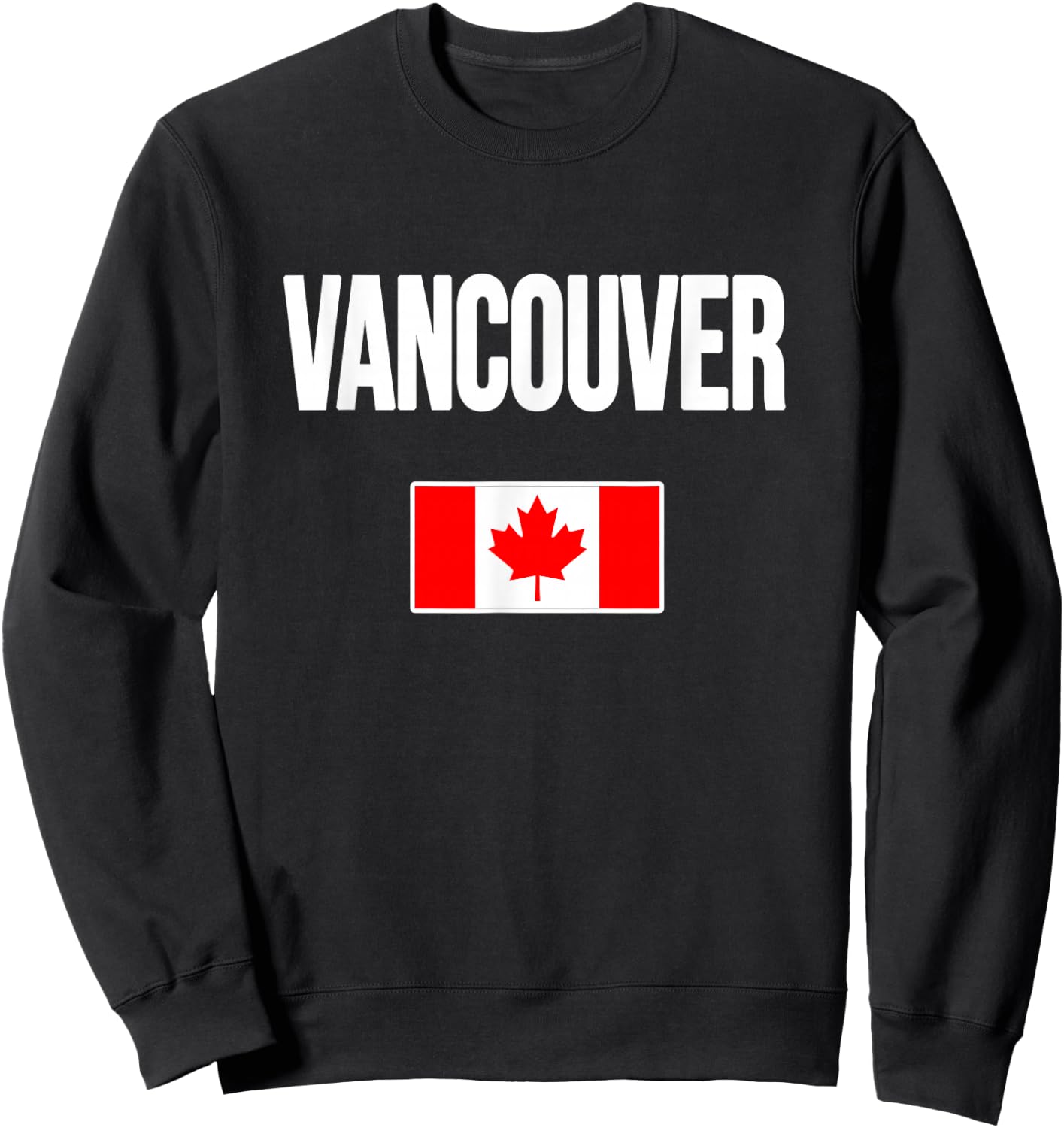 Vancouver Canada Sweatshirt - Sweatshirt | Black