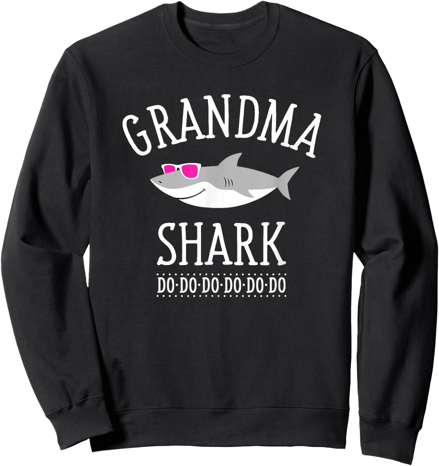 Grandma Shark Sweatshirt - Sweatshirt | Black