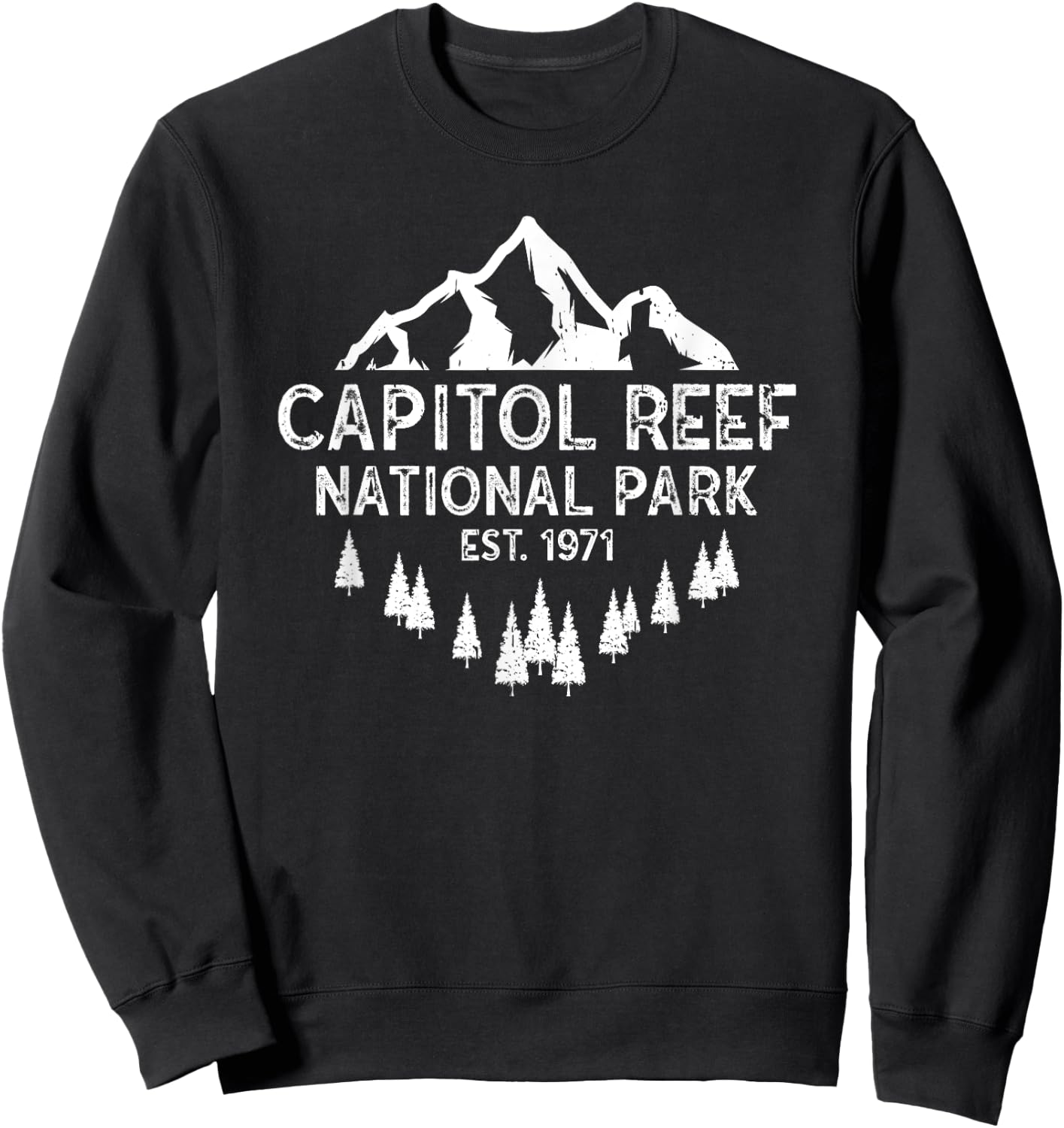 Capitol Reef National Park Sweatshirt - Sweatshirt | Black