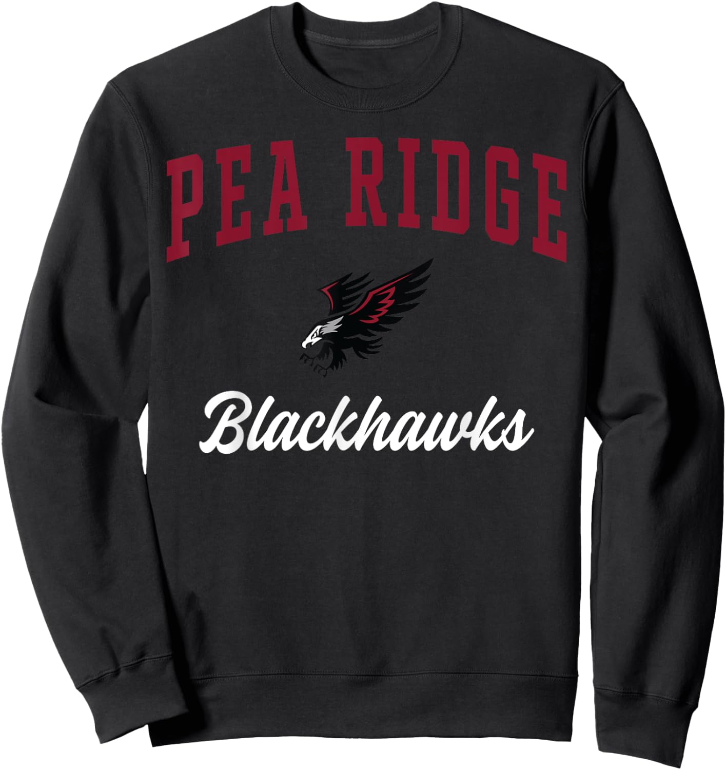 Pea Ridge High School Blackhawks C3 Sweatshirt - Sweatshirt | Black