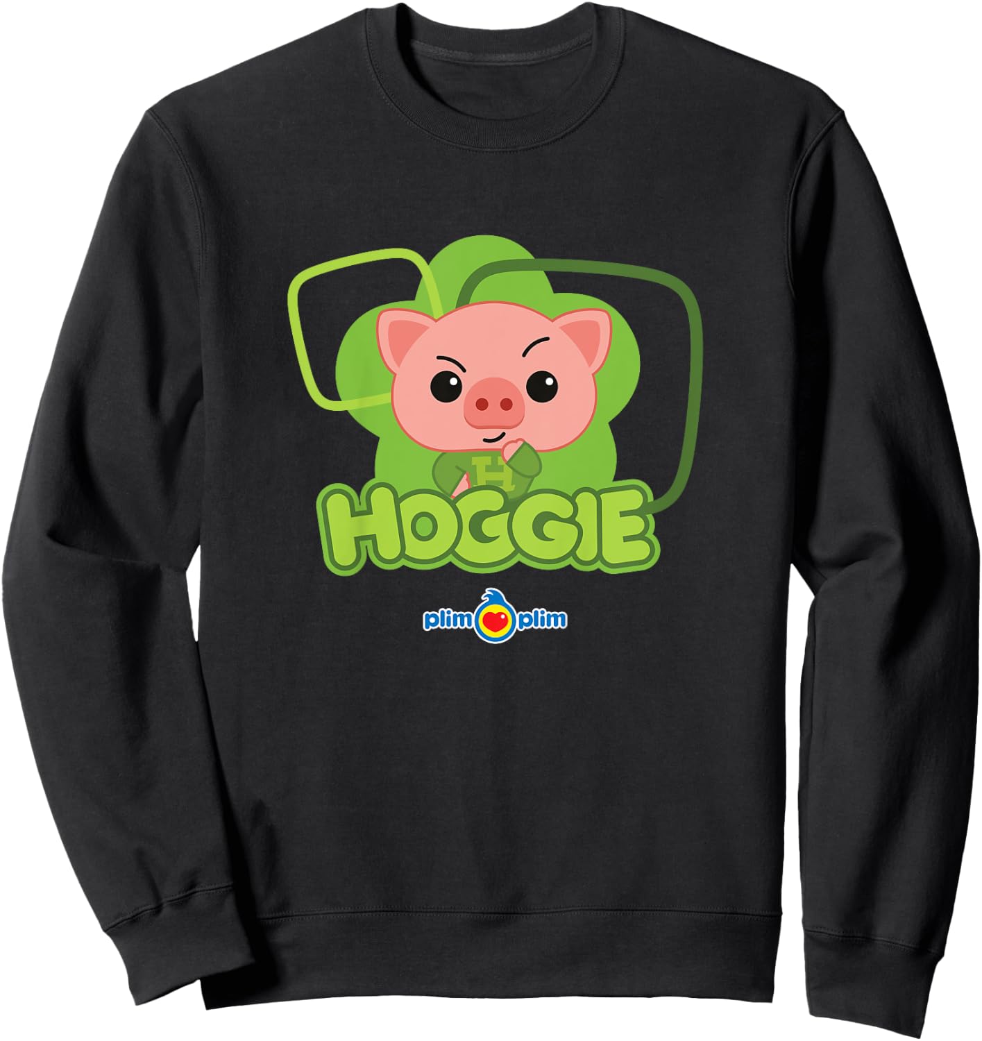 Kids Plim Plim The Kindness Hero - Colourful designs for children Sweatshirt - Sweatshirt | Black