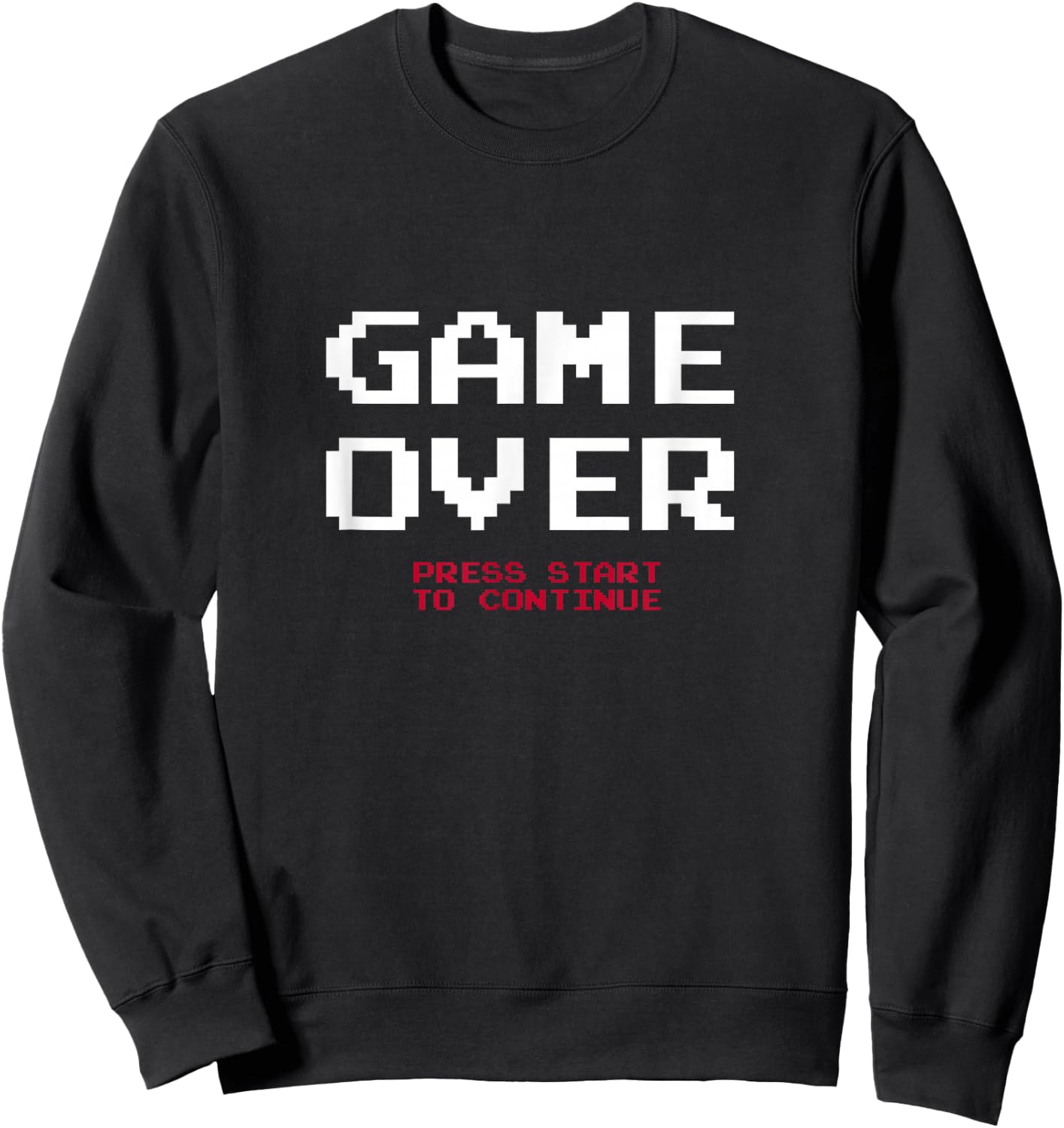Gamer GAME OVER Sweatshirt - Sweatshirt | Black