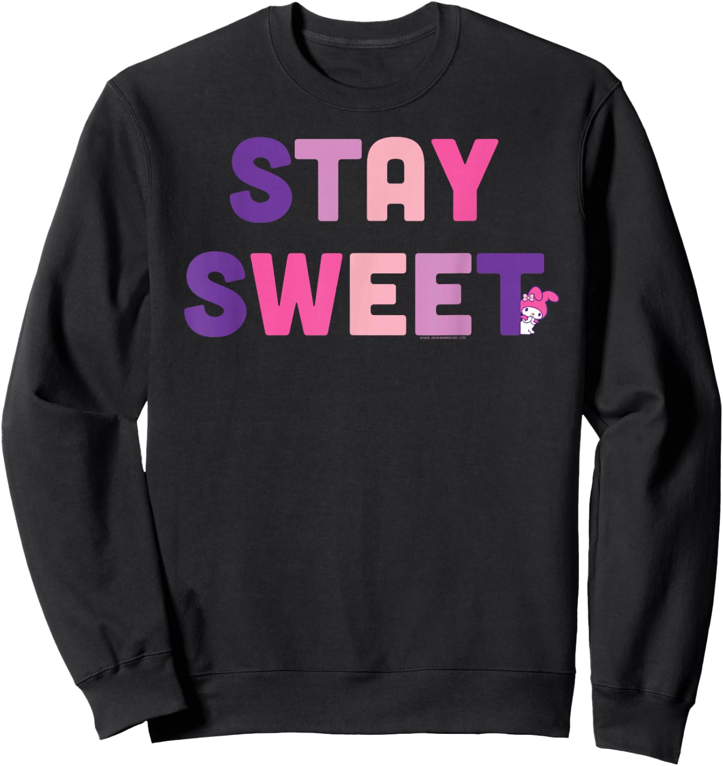 My Melody Stay Sweet Sweatshirt - Sweatshirt | Black