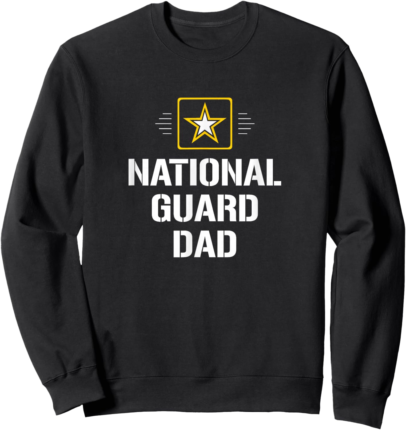 National Guard Dad Sweatshirt - Sweatshirt | Black