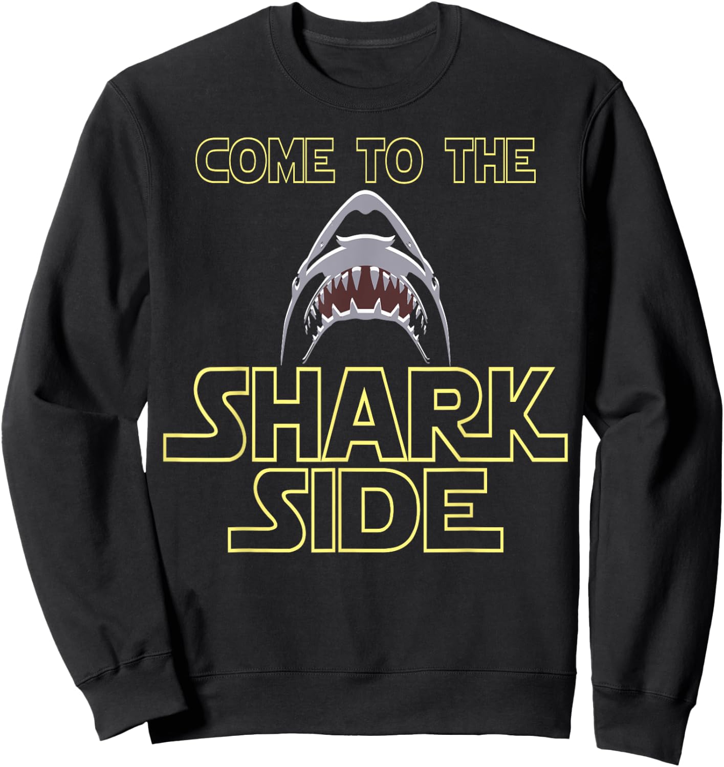 Great White Shark Shirt For Shark Lovers Sweatshirt - Sweatshirt | Black