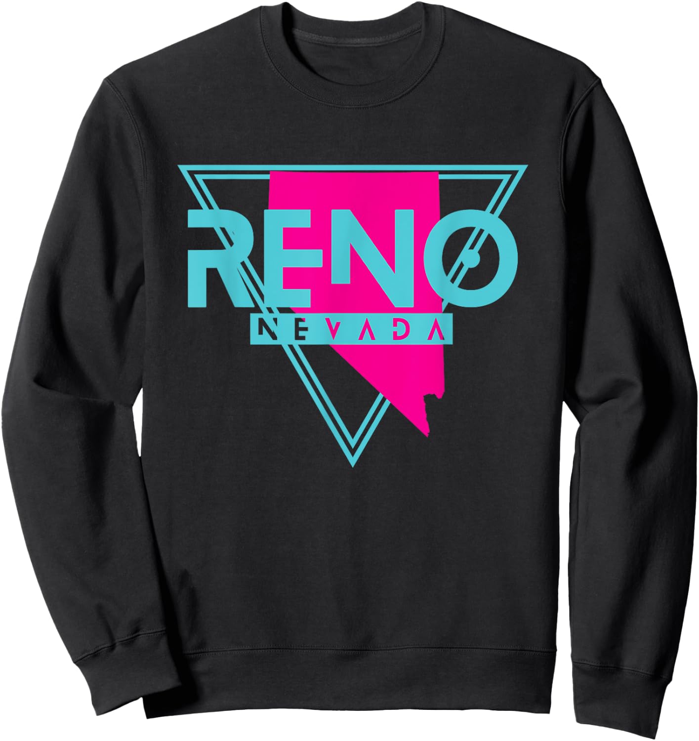 Reno Nevada T Shirt Triangle NV Souvenirs Sweatshirt - Sweatshirt | Black