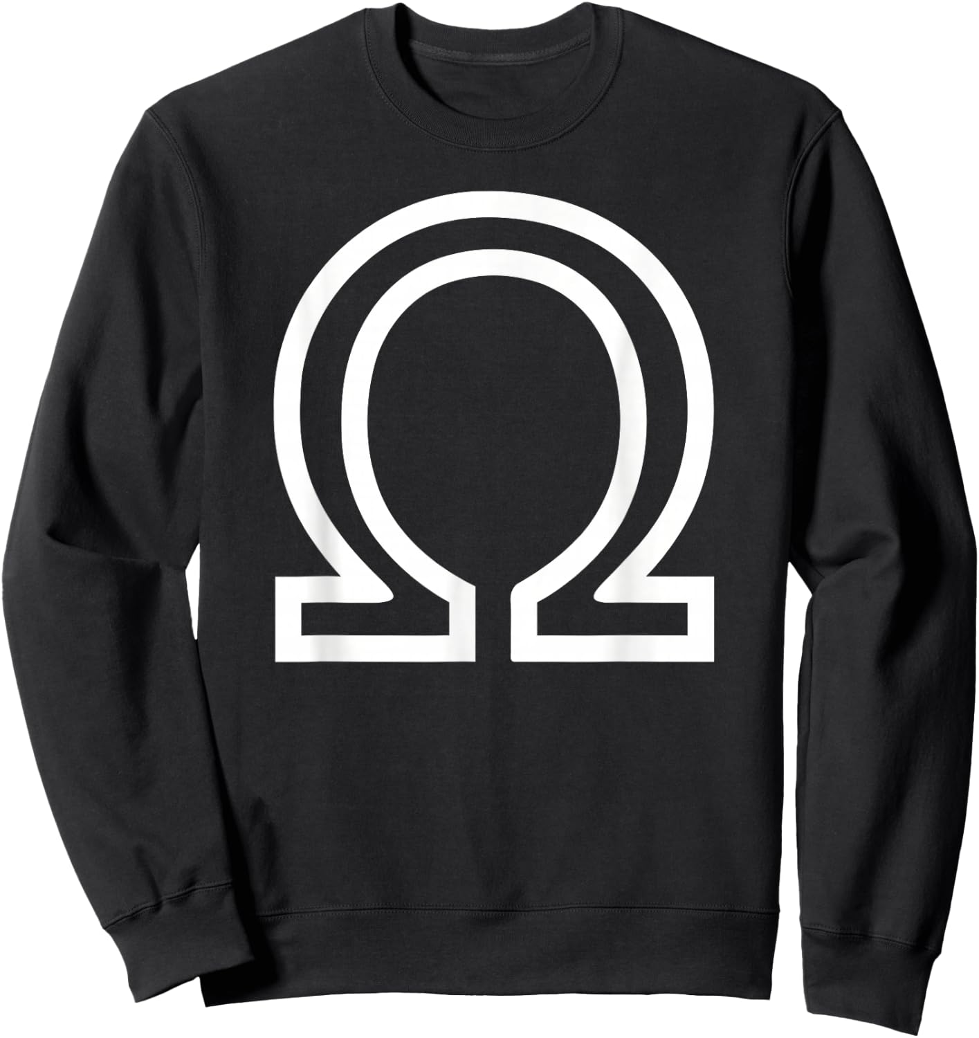 Greek omega Sweatshirt - Sweatshirt | Black