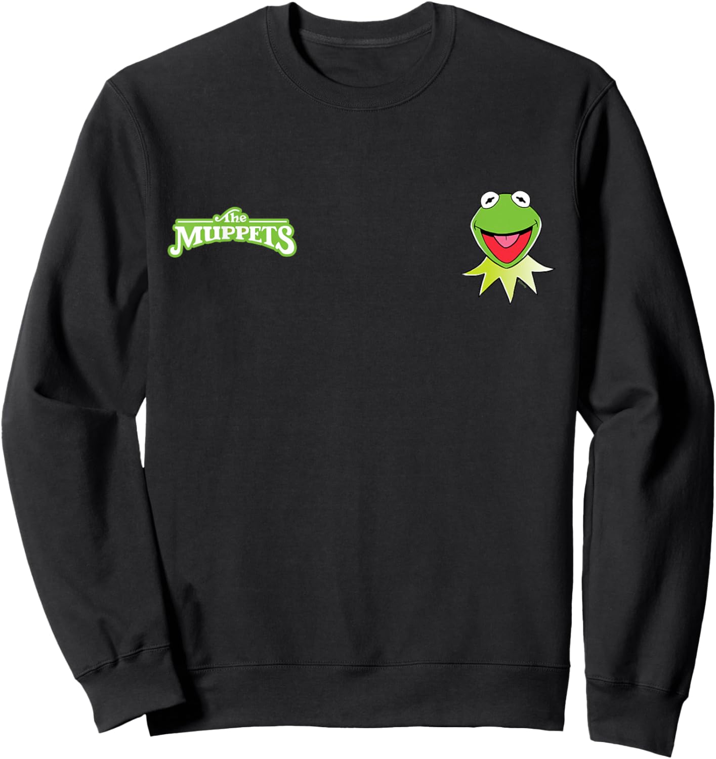 Disney The Muppets Kermit the Frog #55 2-Sided Soccer Jersey Sweatshirt - Sweatshirt | Black