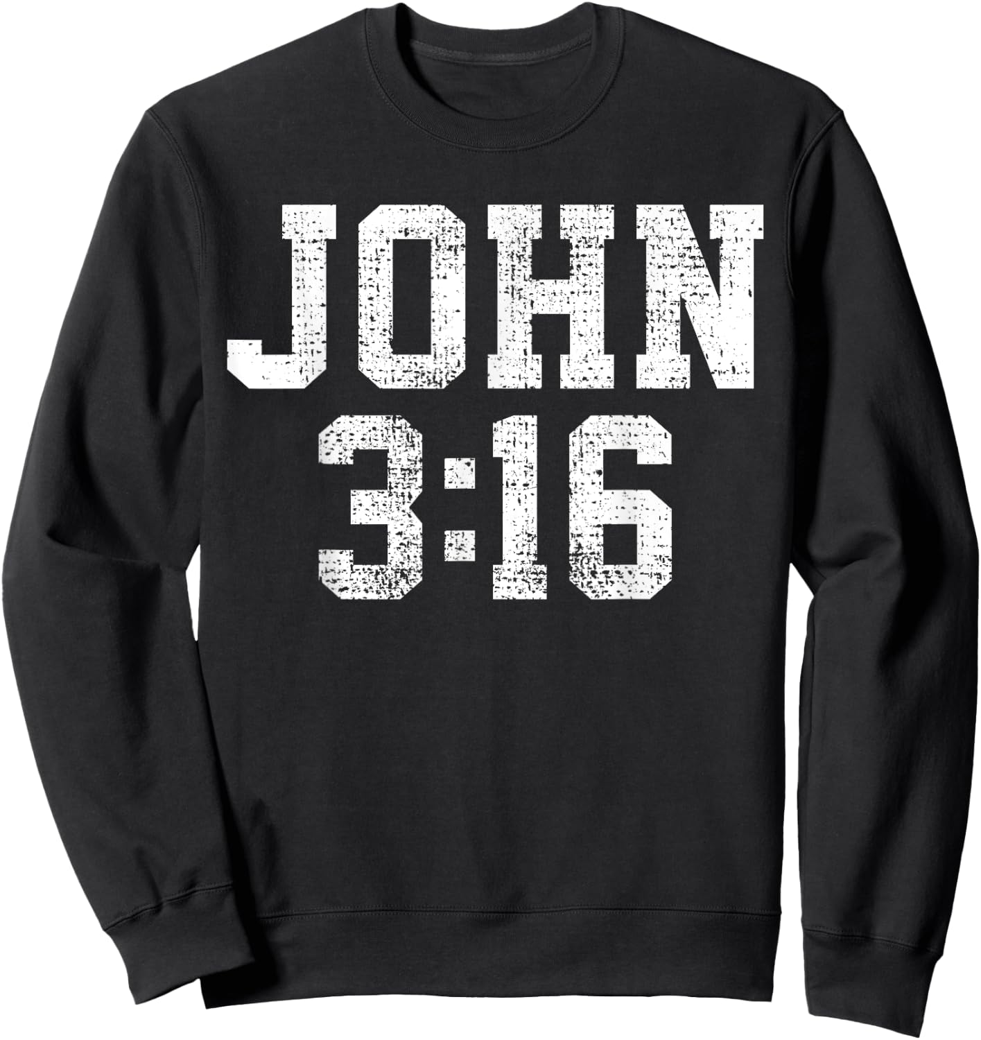 Catholic John Vintage Sweatshirt - Sweatshirt | Black