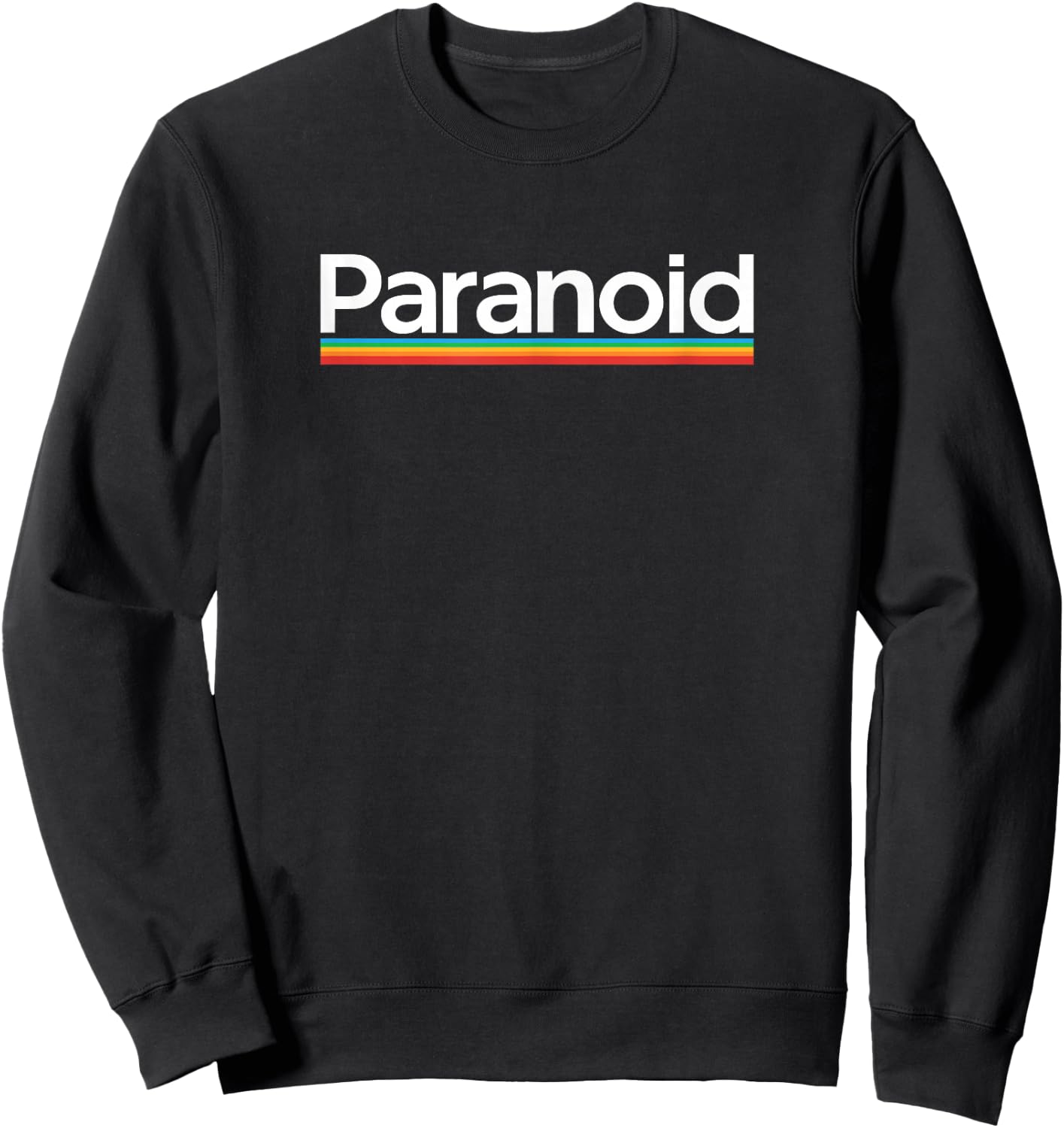 Paranoid Photography Vaporwave Aesthetic Streetwear Vintage Sweatshirt - Sweatshirt | Black