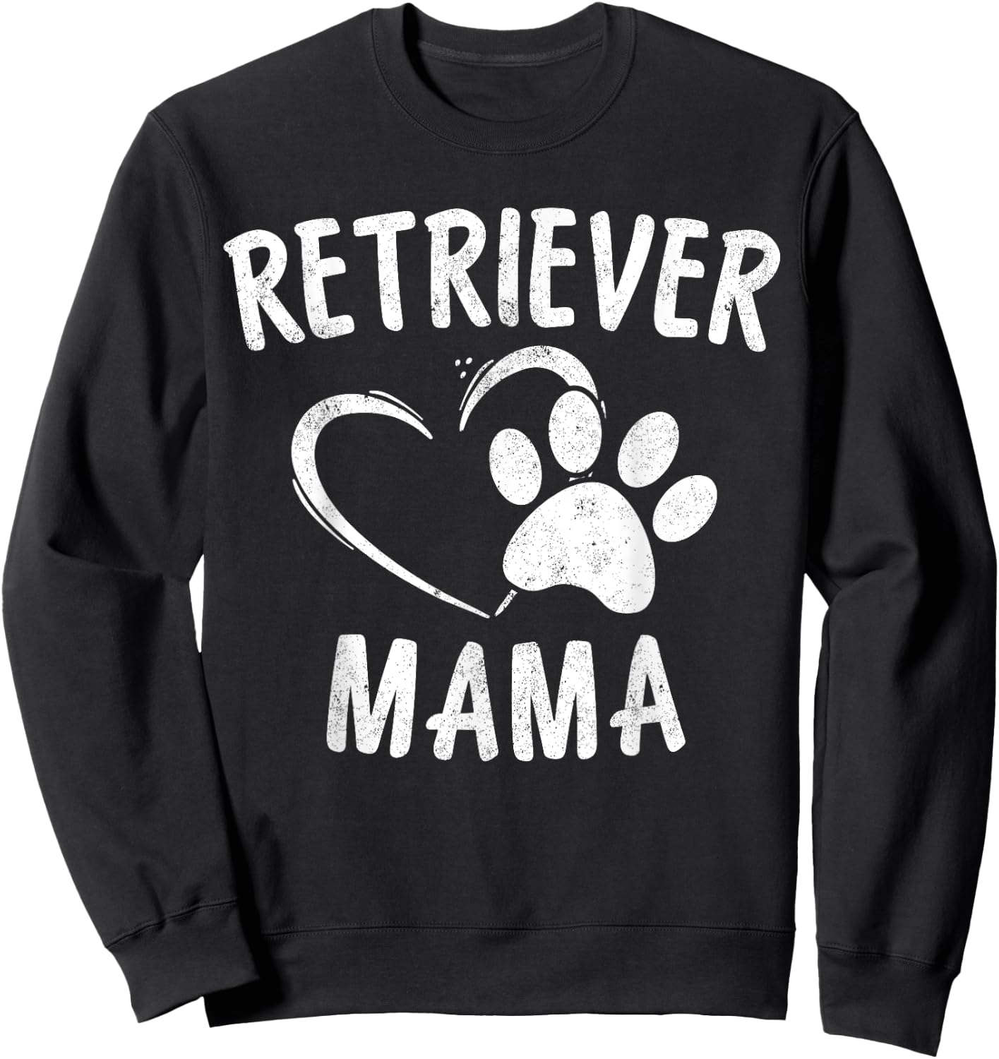 Retriever Mama Gift Black Golden Dog Mom Apparel Retrieving Sweatshirt - Sweatshirt | Black