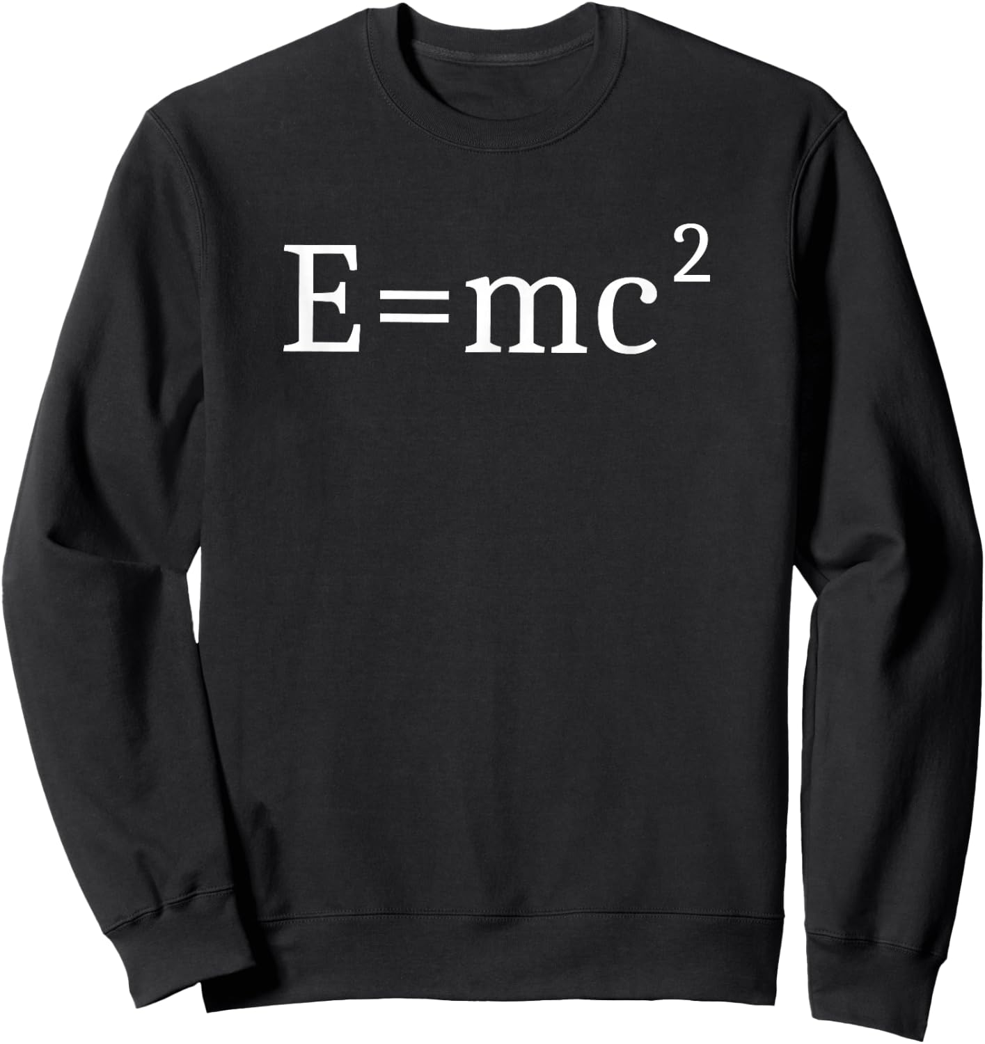 E = Mc2 Sweatshirt - Sweatshirt | Black