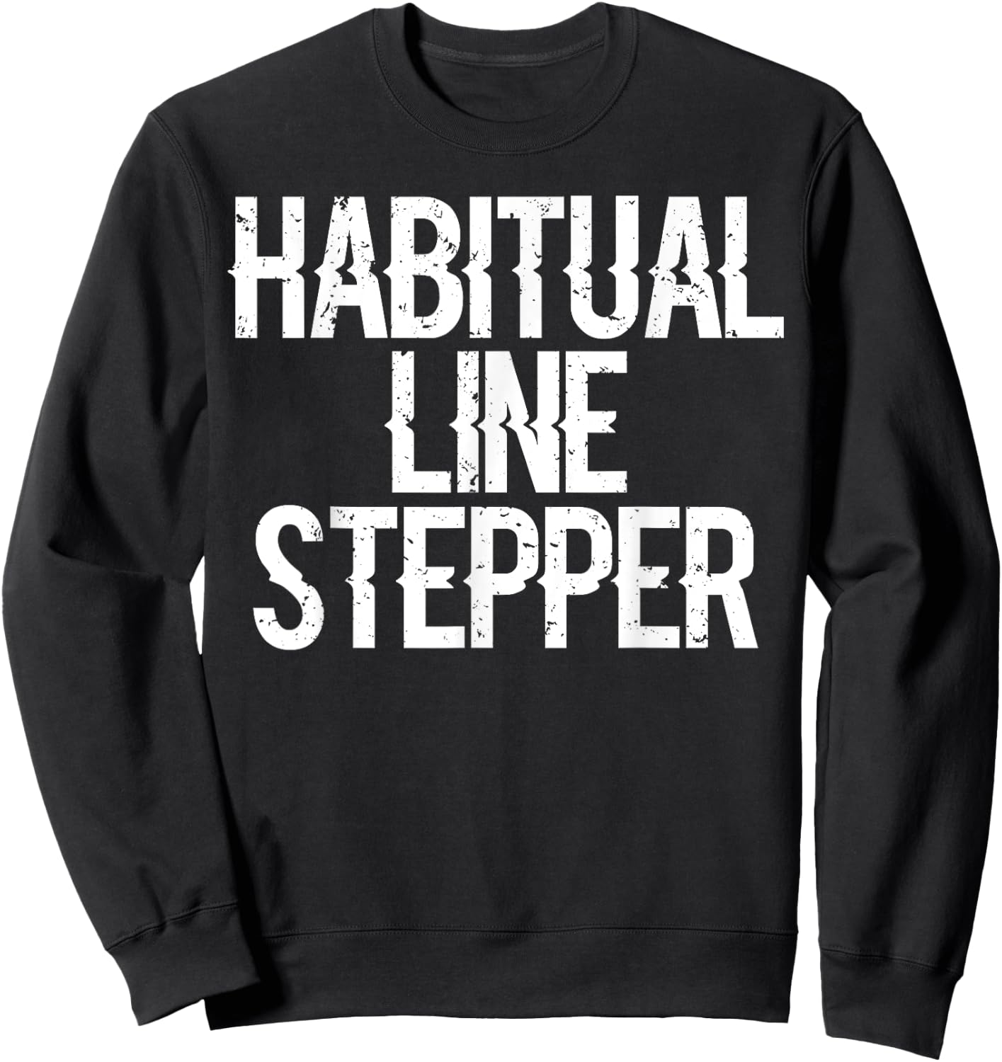Habitual Line Stepper Sweatshirt - Sweatshirt | Black