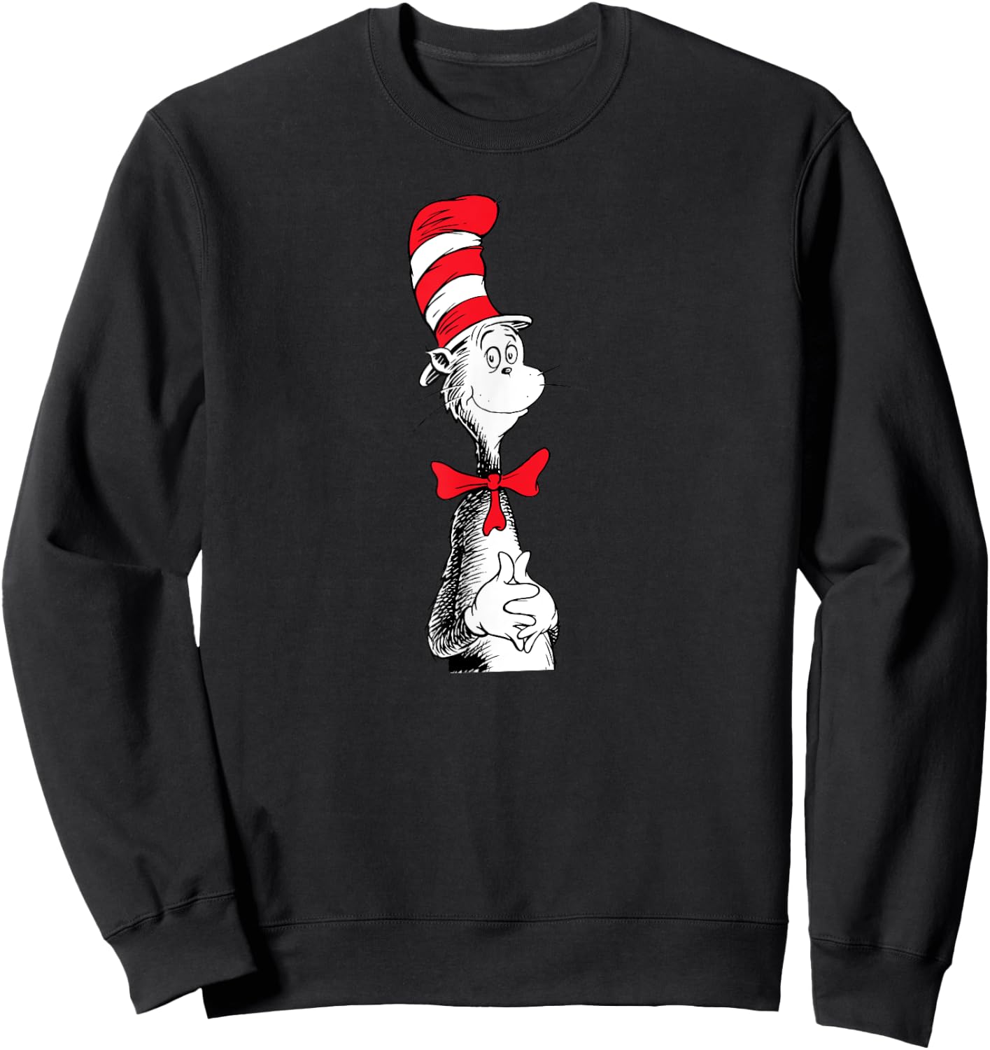 Dr. Seuss The Cat in the Hat Sweatshirt - Sweatshirt | Black