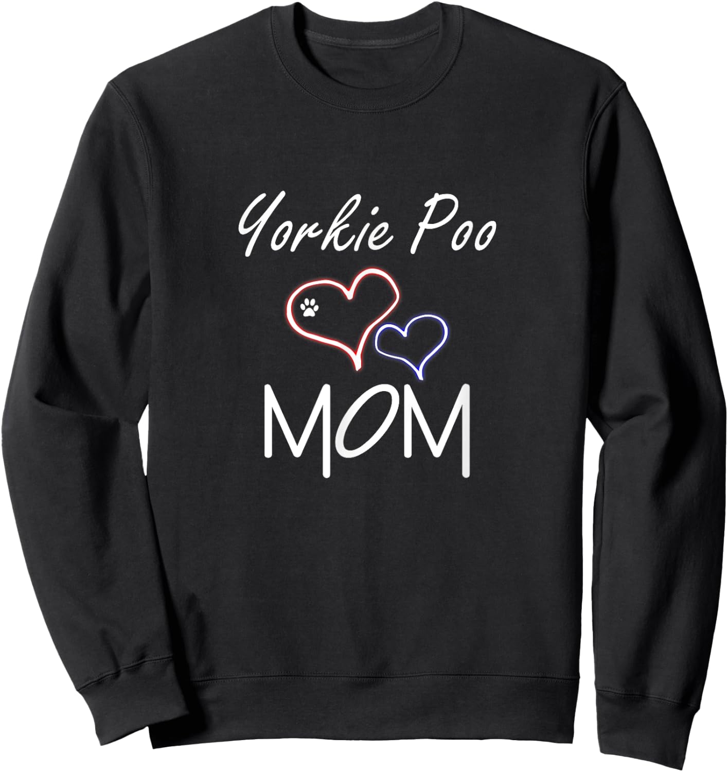 Yorkie Poo Mom T Shirt Yorkie Poo Lover Sweatshirt - Sweatshirt | Black