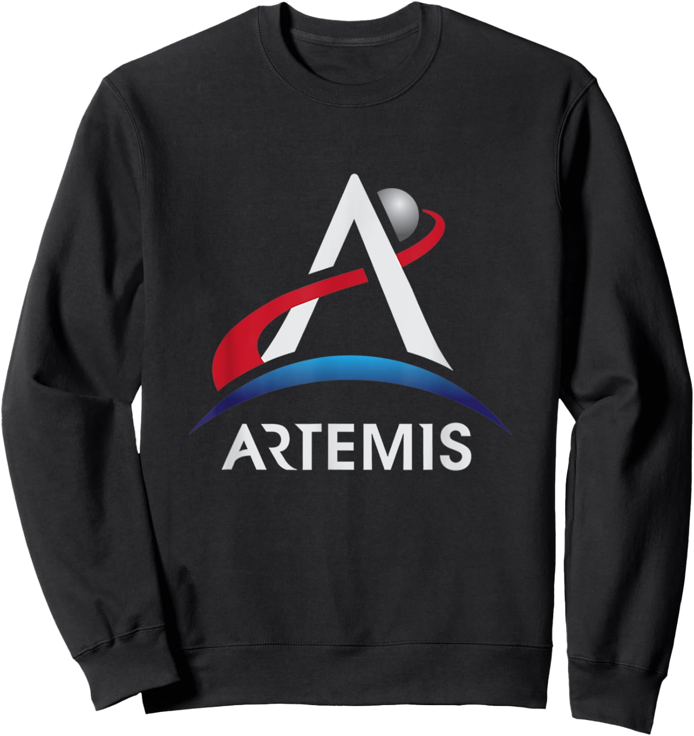 NASA Artemis Program Logo Official LT We Are Going Moon 2024 Sweatshirt - Sweatshirt | Black