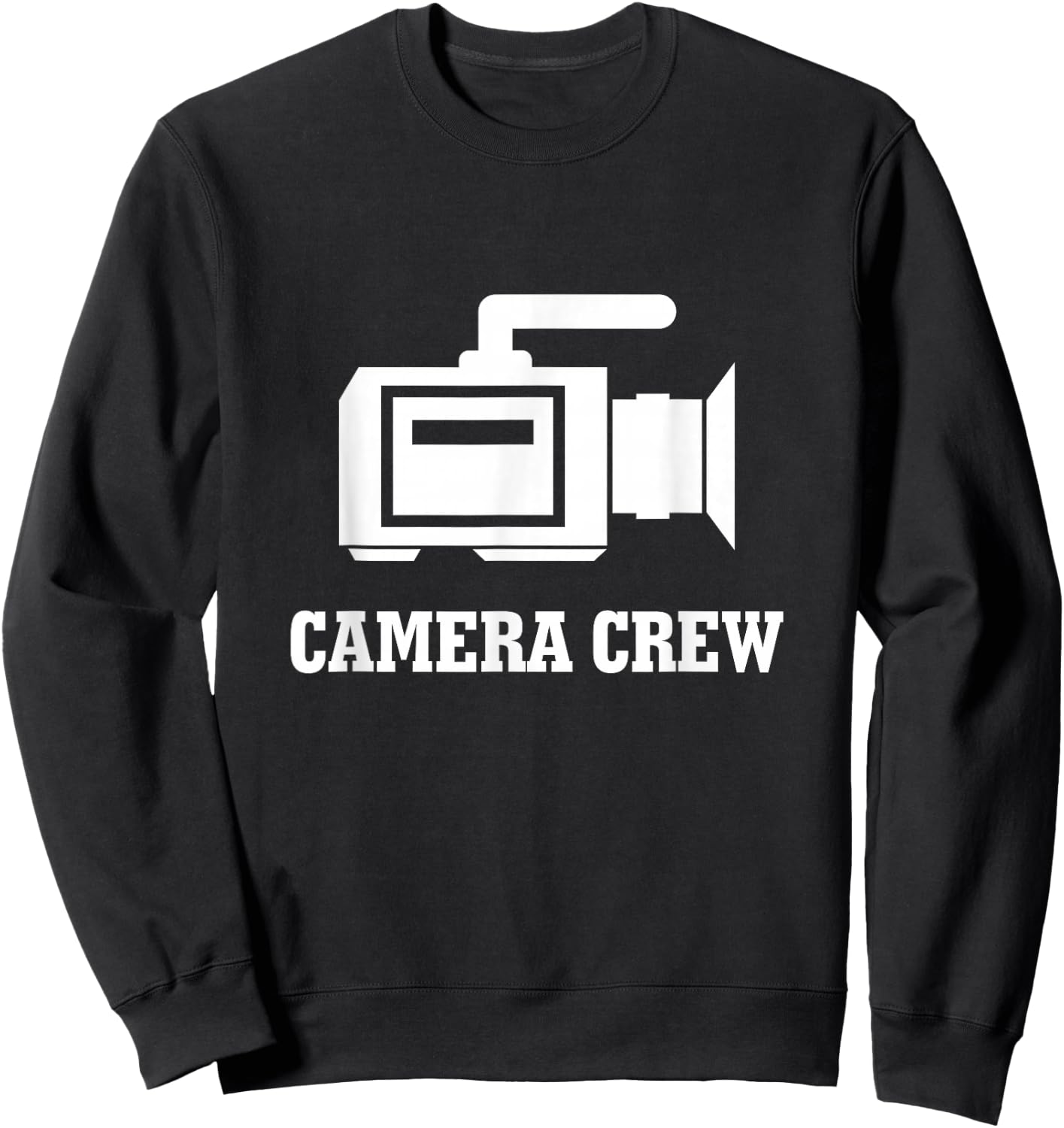 Camera Crew Shirt Cool Cameraman Shirt Cameraman Shirt Sweatshirt - Sweatshirt | Black