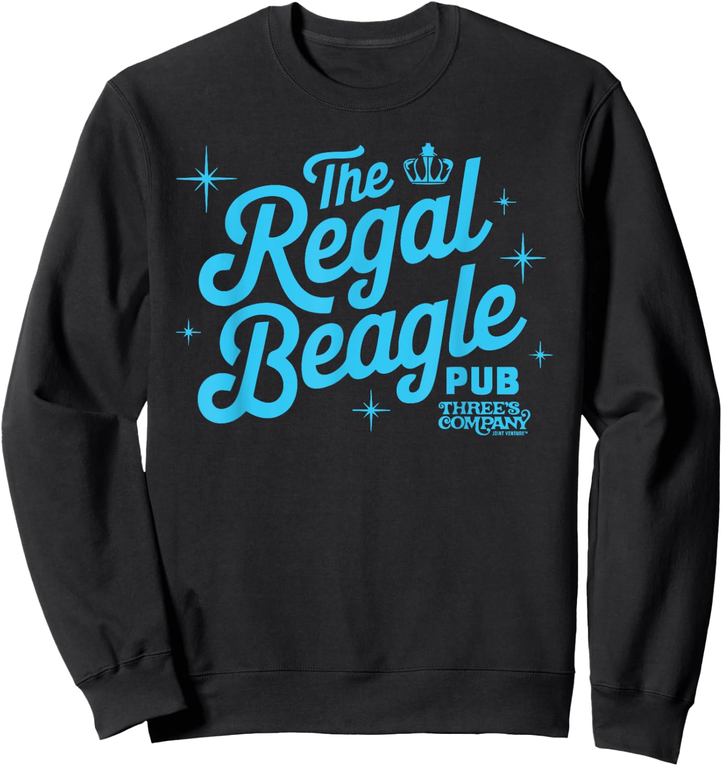 The Regal Beagle Pub Vintage Three's Company Logo Sweatshirt - Sweatshirt | Black