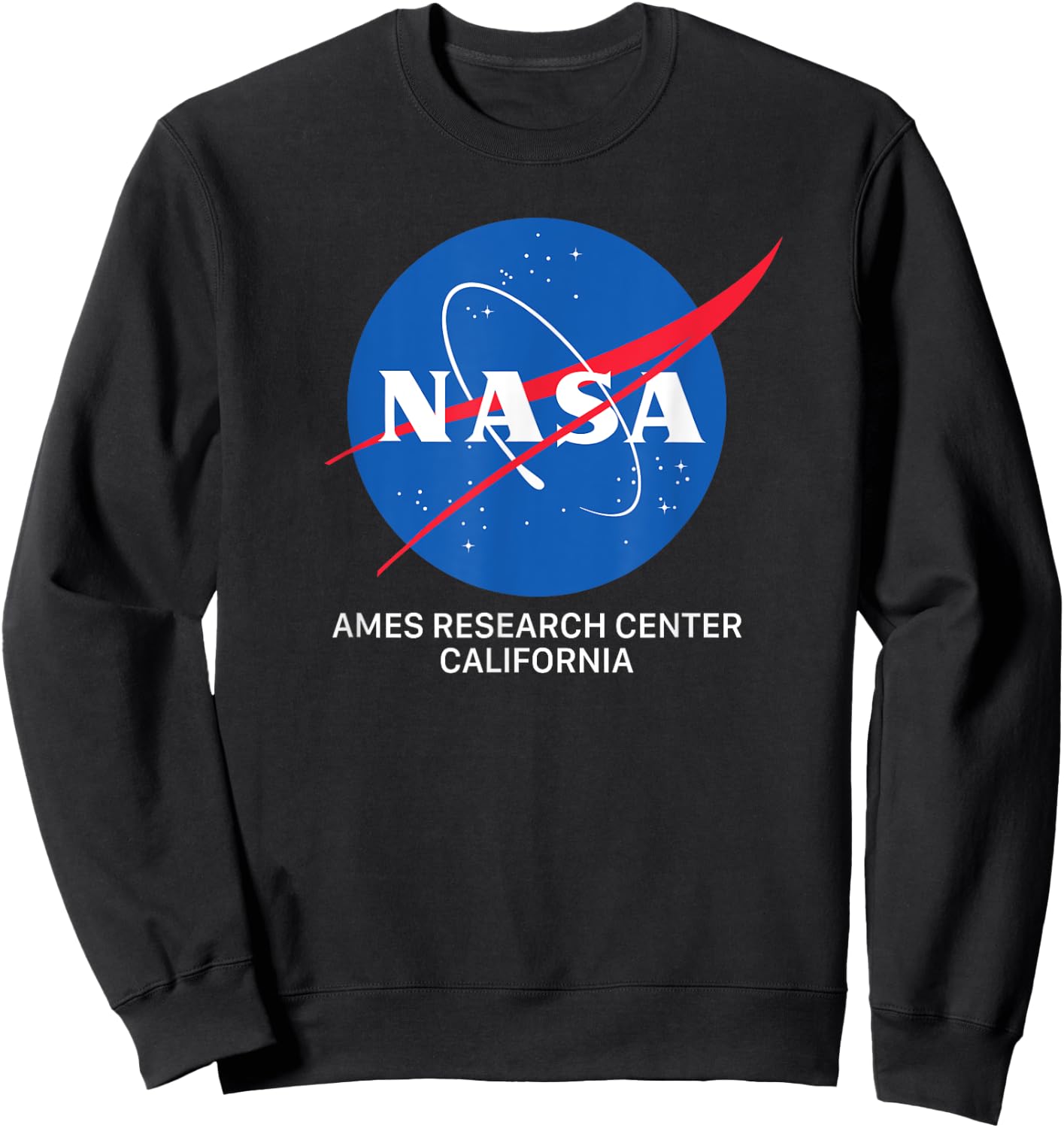 NASA Space Shirt - Ames Research Center Sweatshirt - Sweatshirt | Black