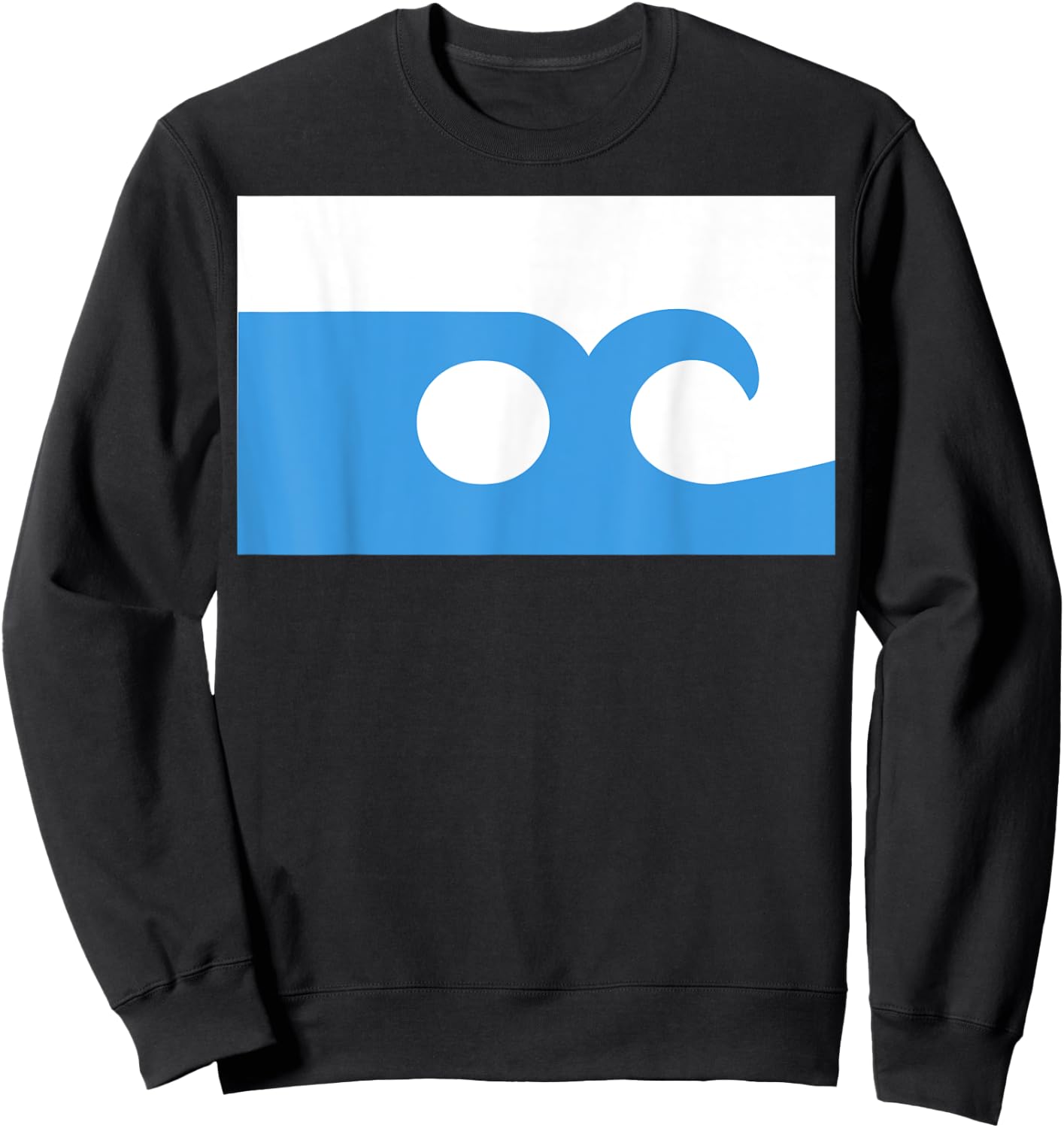 Flag of Ocean City Maryland T Shirt Sweatshirt - Sweatshirt | Black