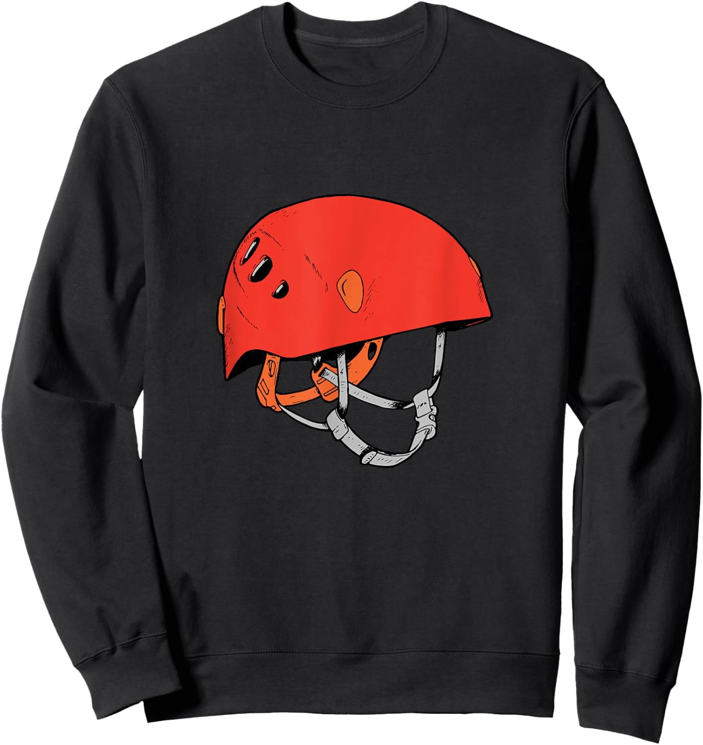 Helmet Petzl climbing bouldering belay Sweatshirt - Sweatshirt | Black
