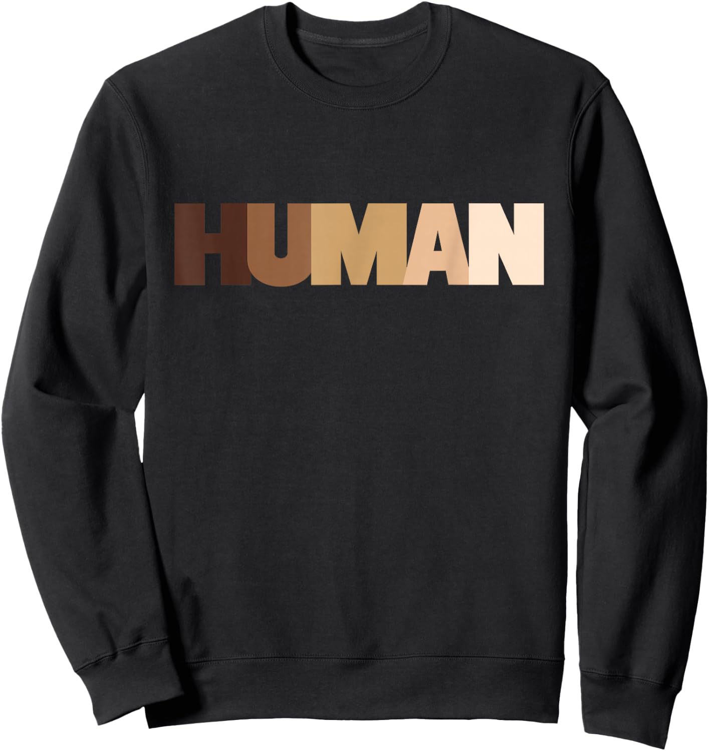 Human Anti-Racist Sweatshirt - Sweatshirt | Black