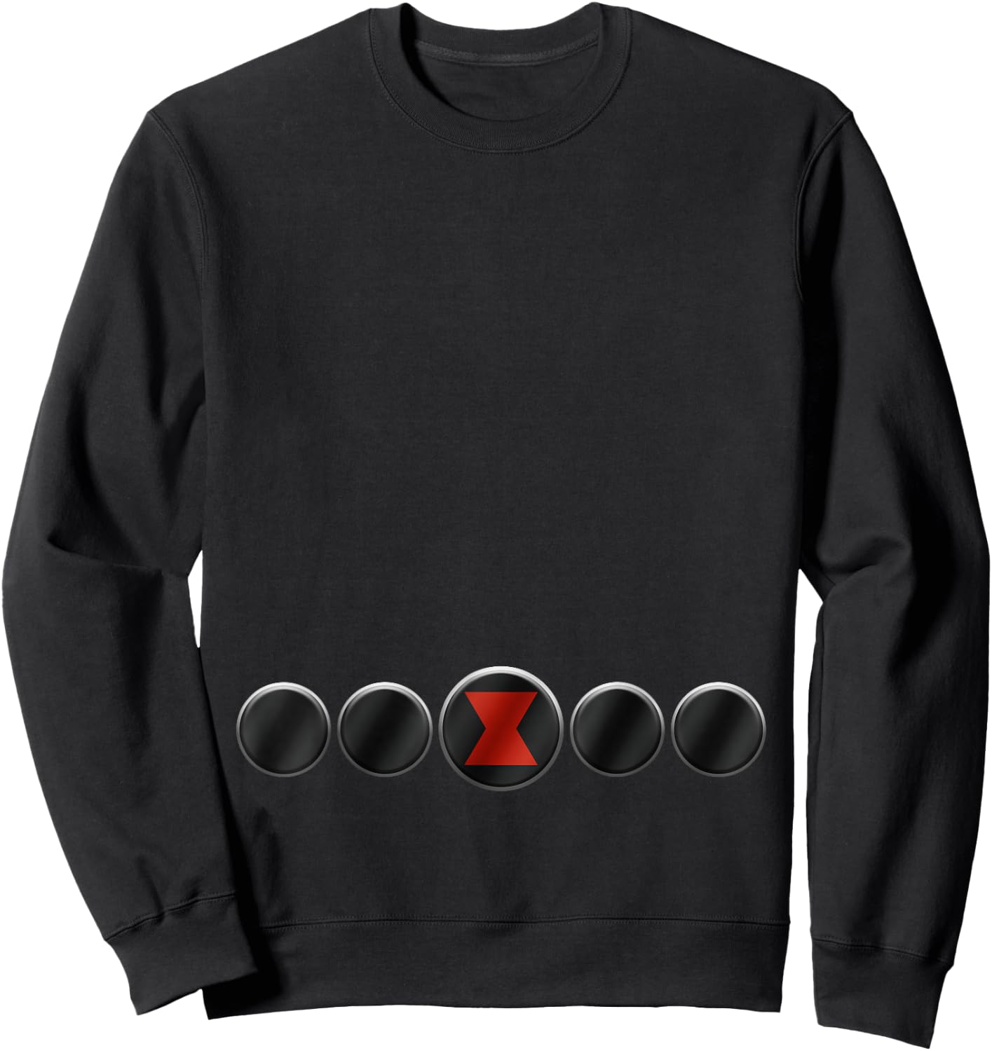 Marvel Black Widow Natasha Romanoff Belt Costume Sweatshirt - Sweatshirt | Black
