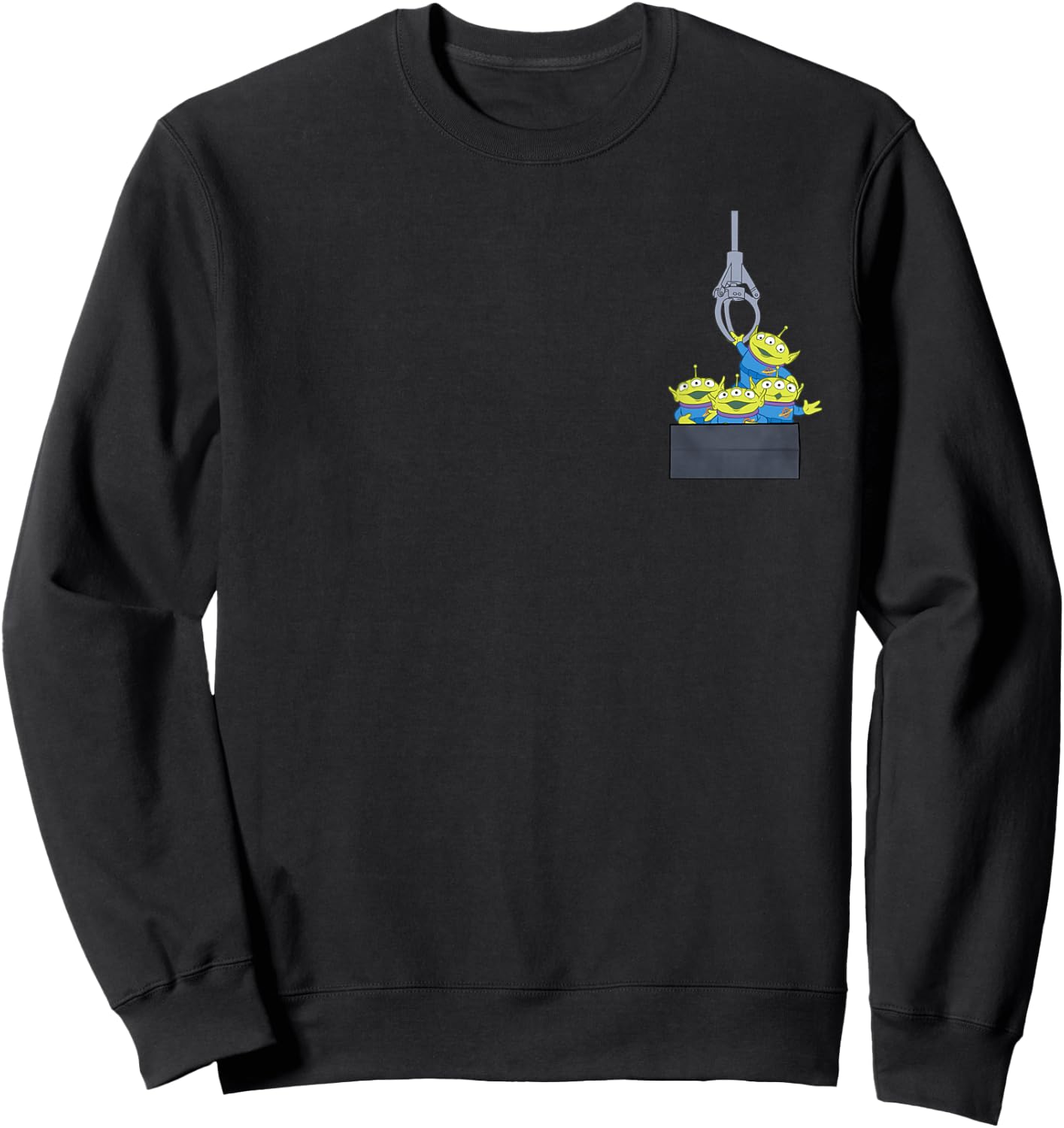 Disney Pixar Toy Story Aliens Claw Machine Pocket Sweatshirt - Sweatshirt | Black